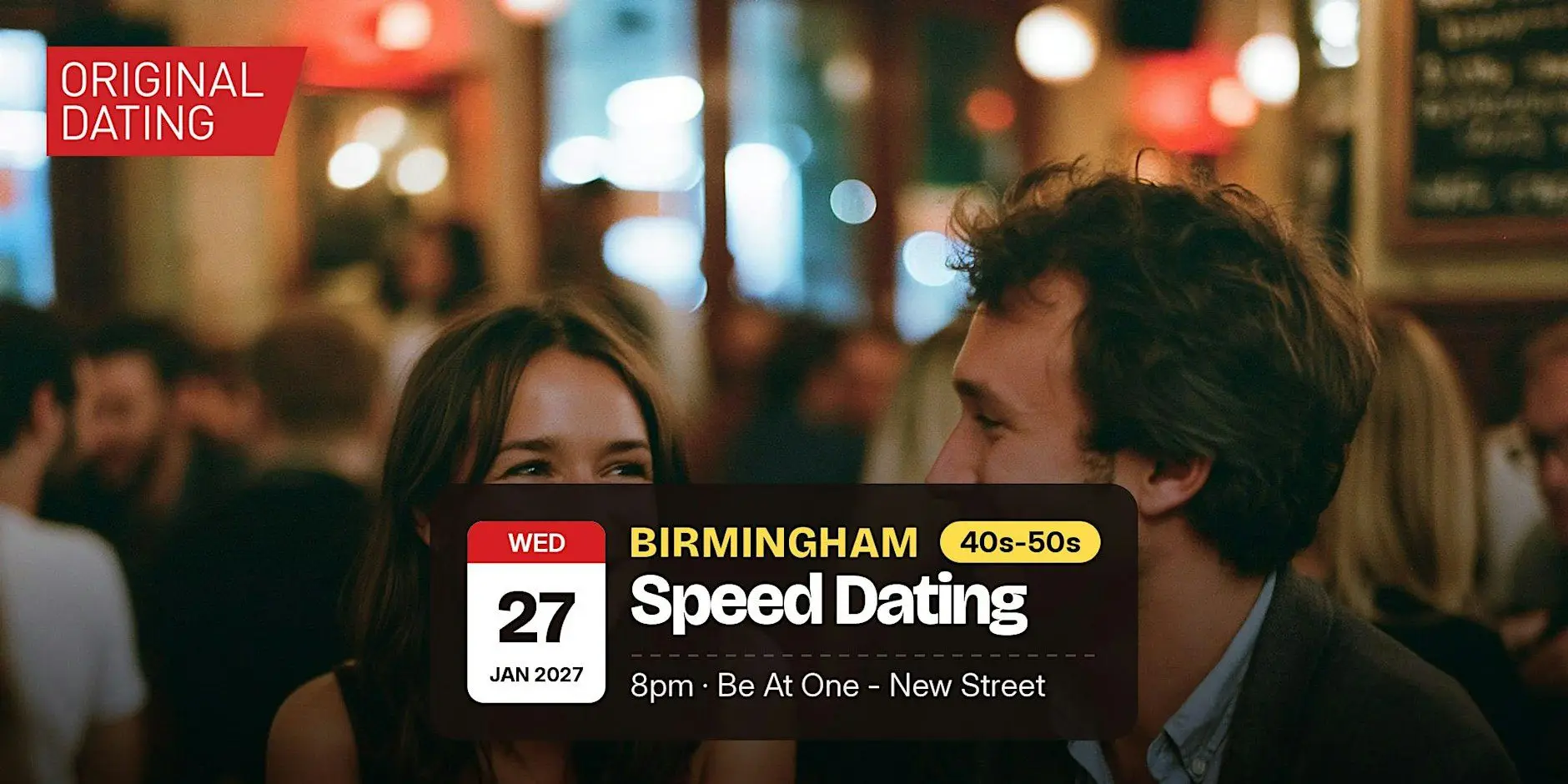 Speed Dating in Birmingham @ Be At One - New Street | 40s-50s