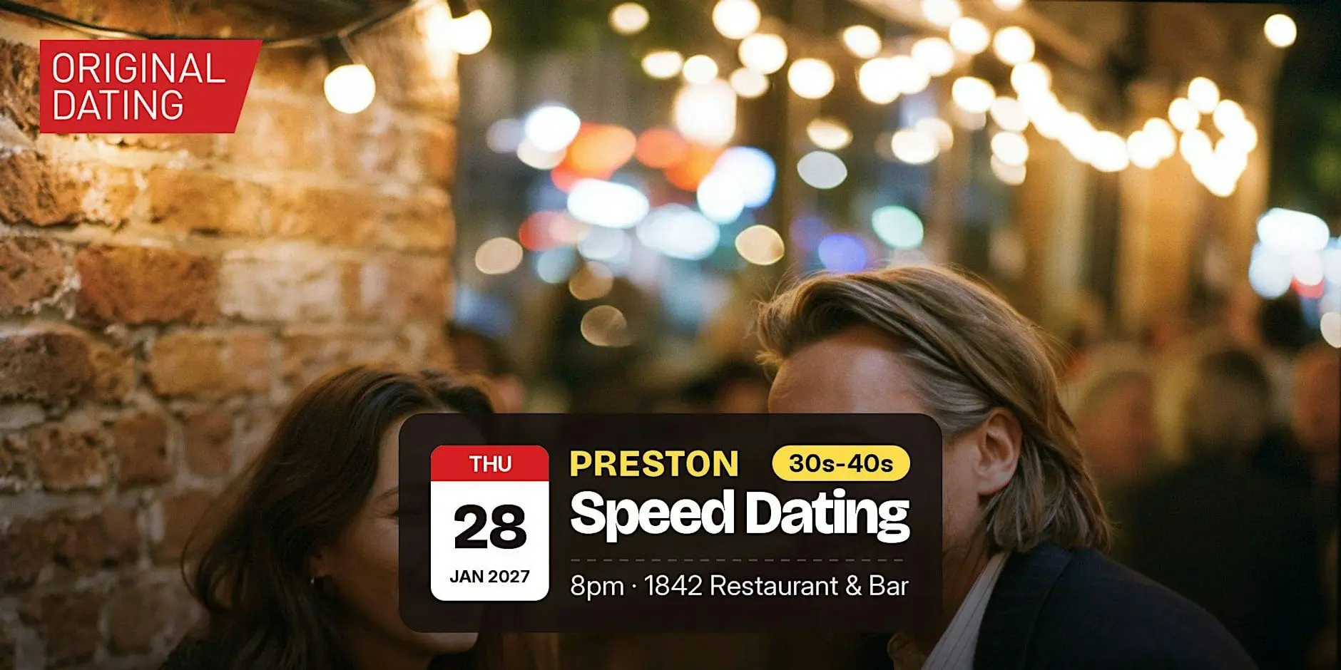 Speed Dating in Preston @ 1842 Restaurant & Bar | 30s-40s Speed Dating in Preston @ 1842 Restaurant & Bar | 30s-40s