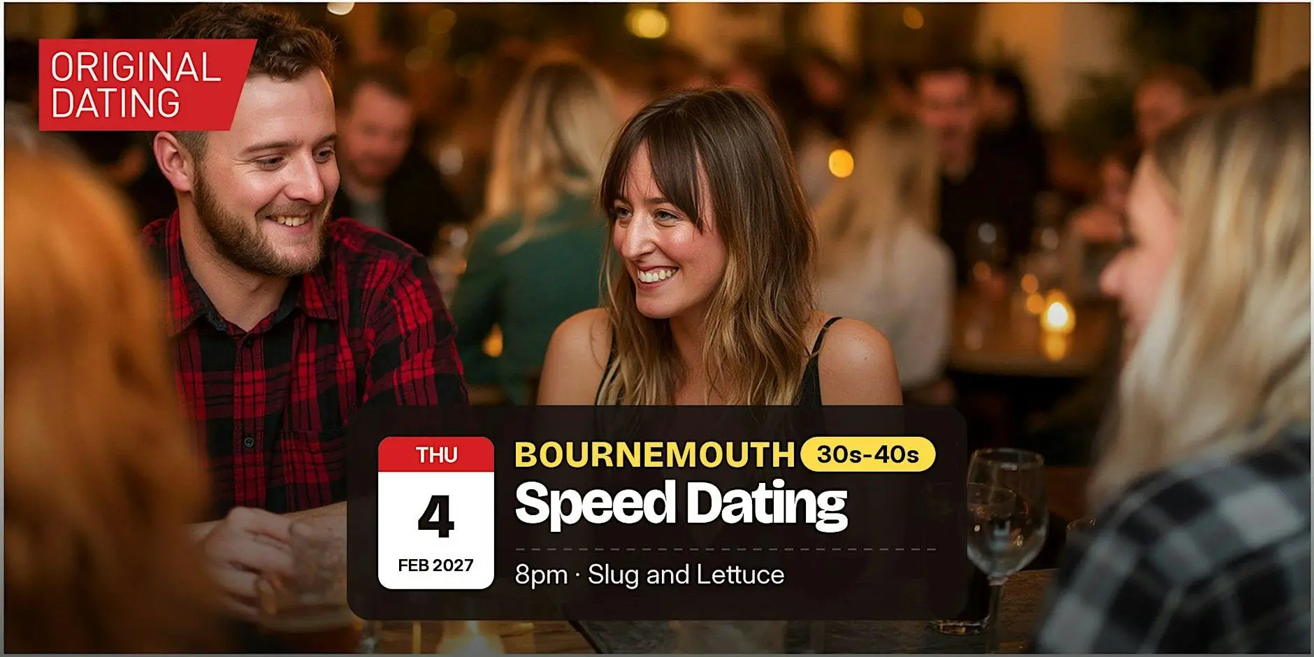 Speed Dating in Bournemouth @ Slug and Lettuce | 30s-40s Speed Dating in Bournemouth @ Slug and Lettuce | 30s-40s