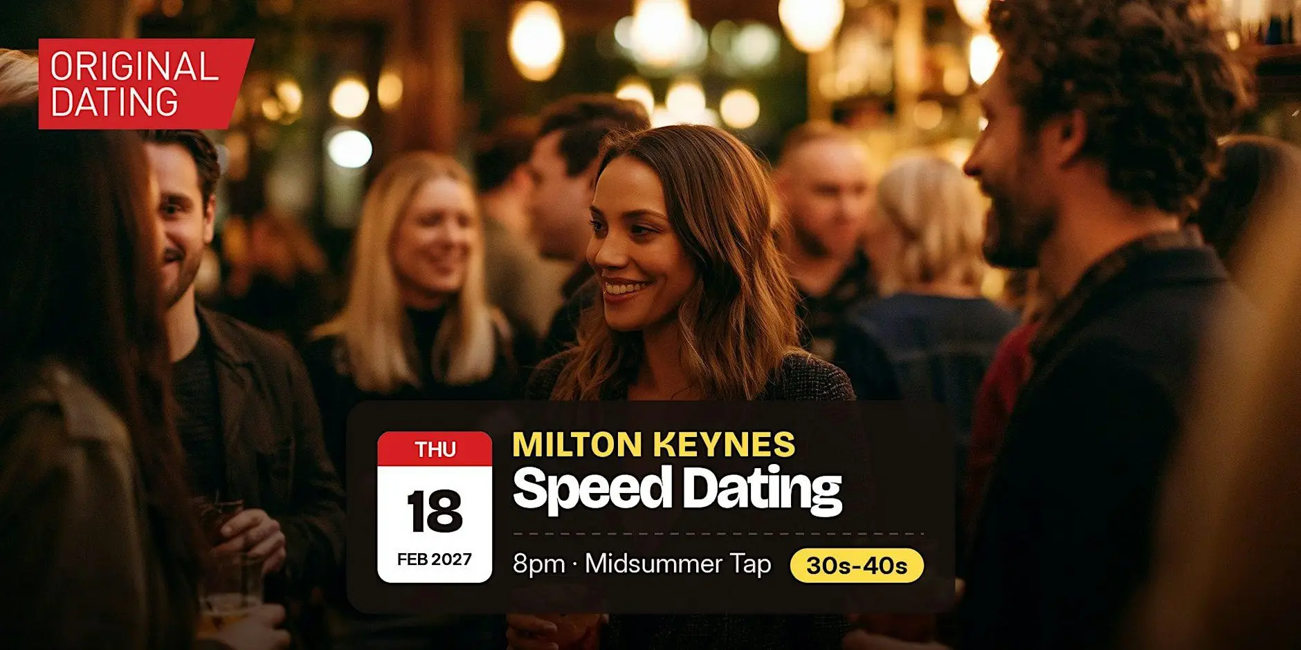 Speed Dating in Milton Keynes @ Midsummer Tap | 30s-40s