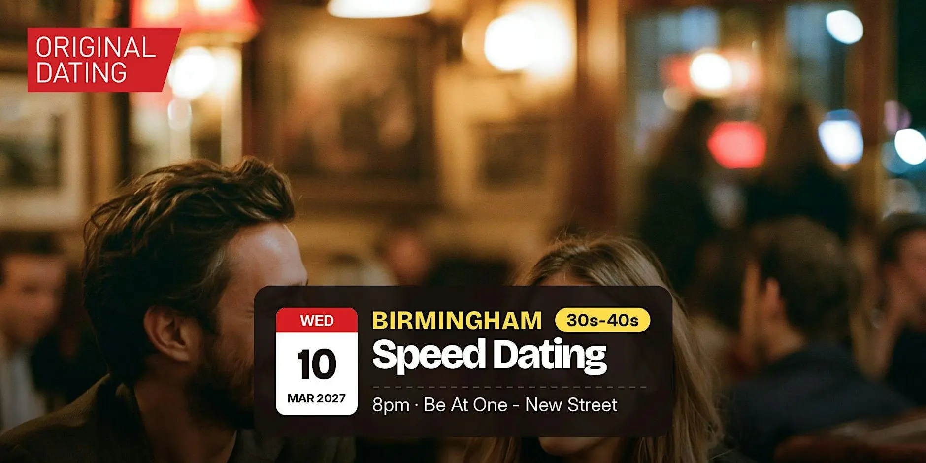 Speed Dating in Birmingham @ Be At One - New Street | 30s-40s