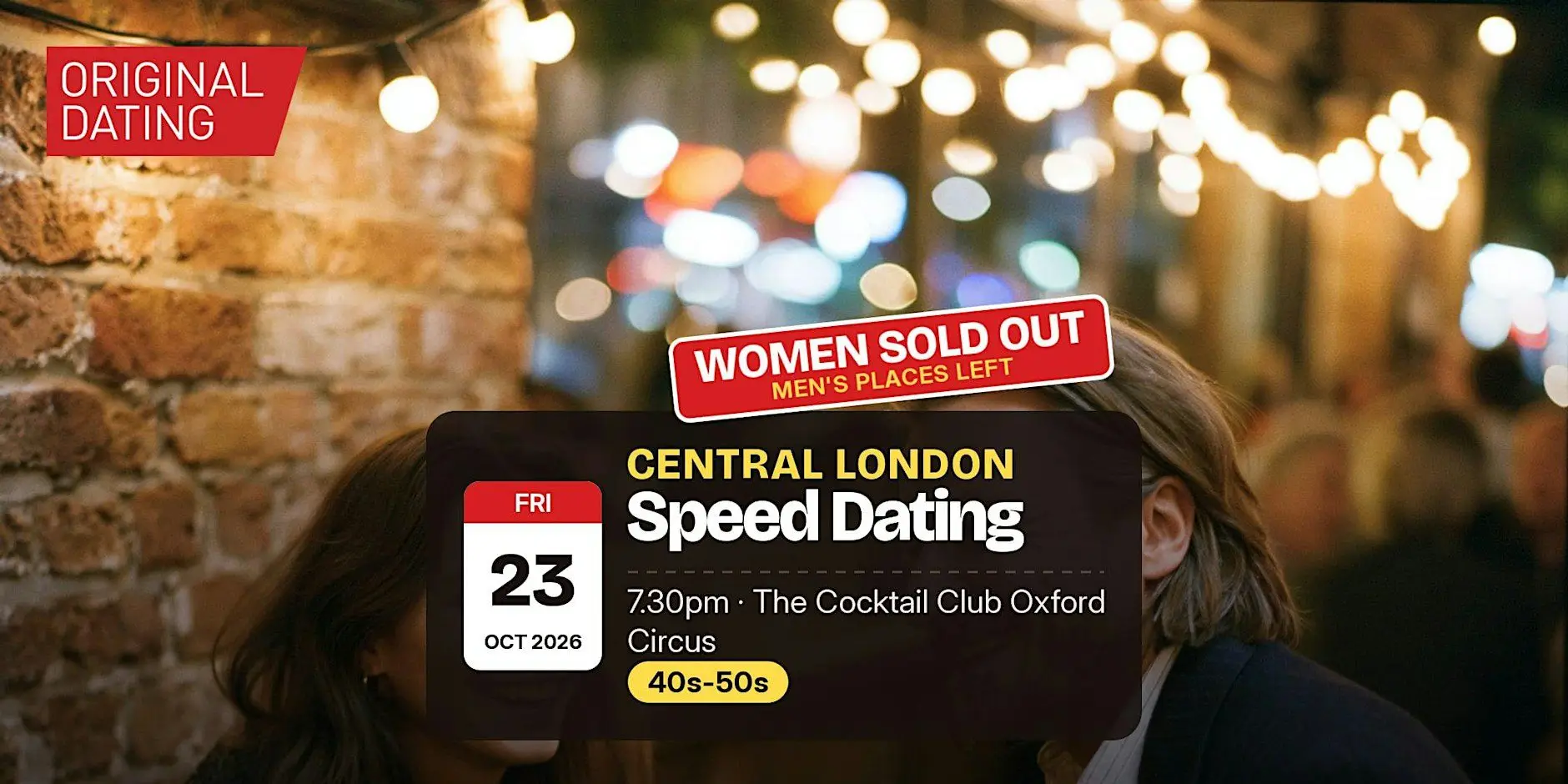Speed Dating in Central London @ The Cocktail Club Oxford Circus | 40s-50s Speed Dating in Central London @ The Cocktail Club Oxford Circus | 40s-50s