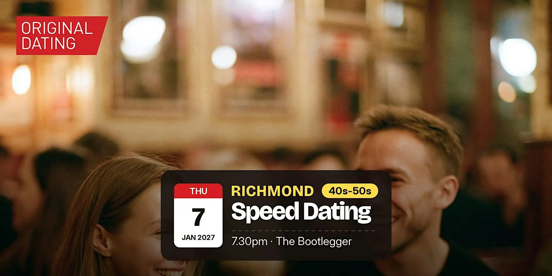 Speed Dating in Richmond @ The Bootlegger | 40s-50s