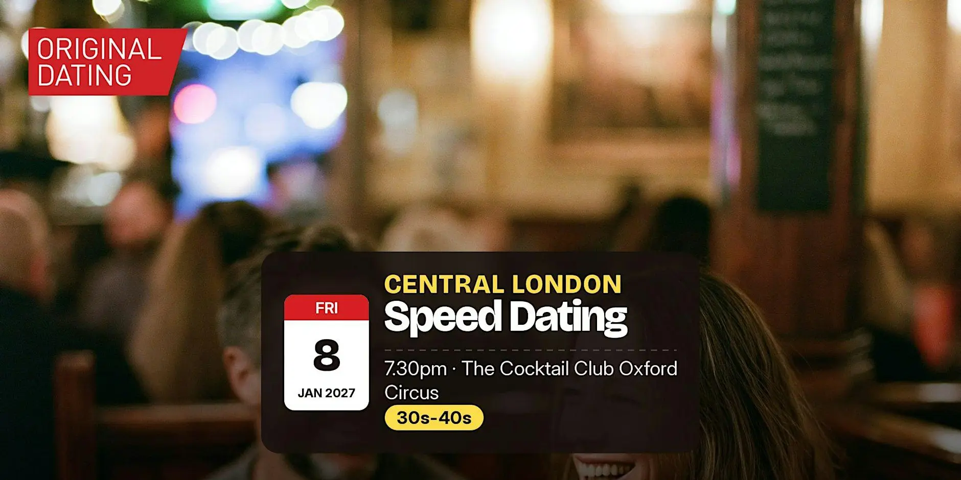 Speed Dating in Central London @ The Cocktail Club Oxford Circus | 30s-40s Speed Dating in Central London @ The Cocktail Club Oxford Circus | 30s-40s