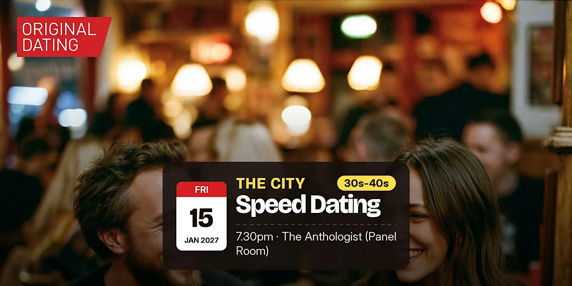 Speed Dating in The City @ The Anthologist (Panel Room) | 30s-40s Speed Dating in The City @ The Anthologist (Panel Room) | 30s-40s