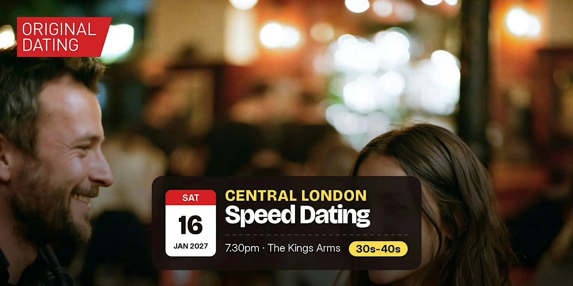 Speed Dating in Central London @ The Kings Arms | 30s-40s Speed Dating in Central London @ The Kings Arms | 30s-40s
