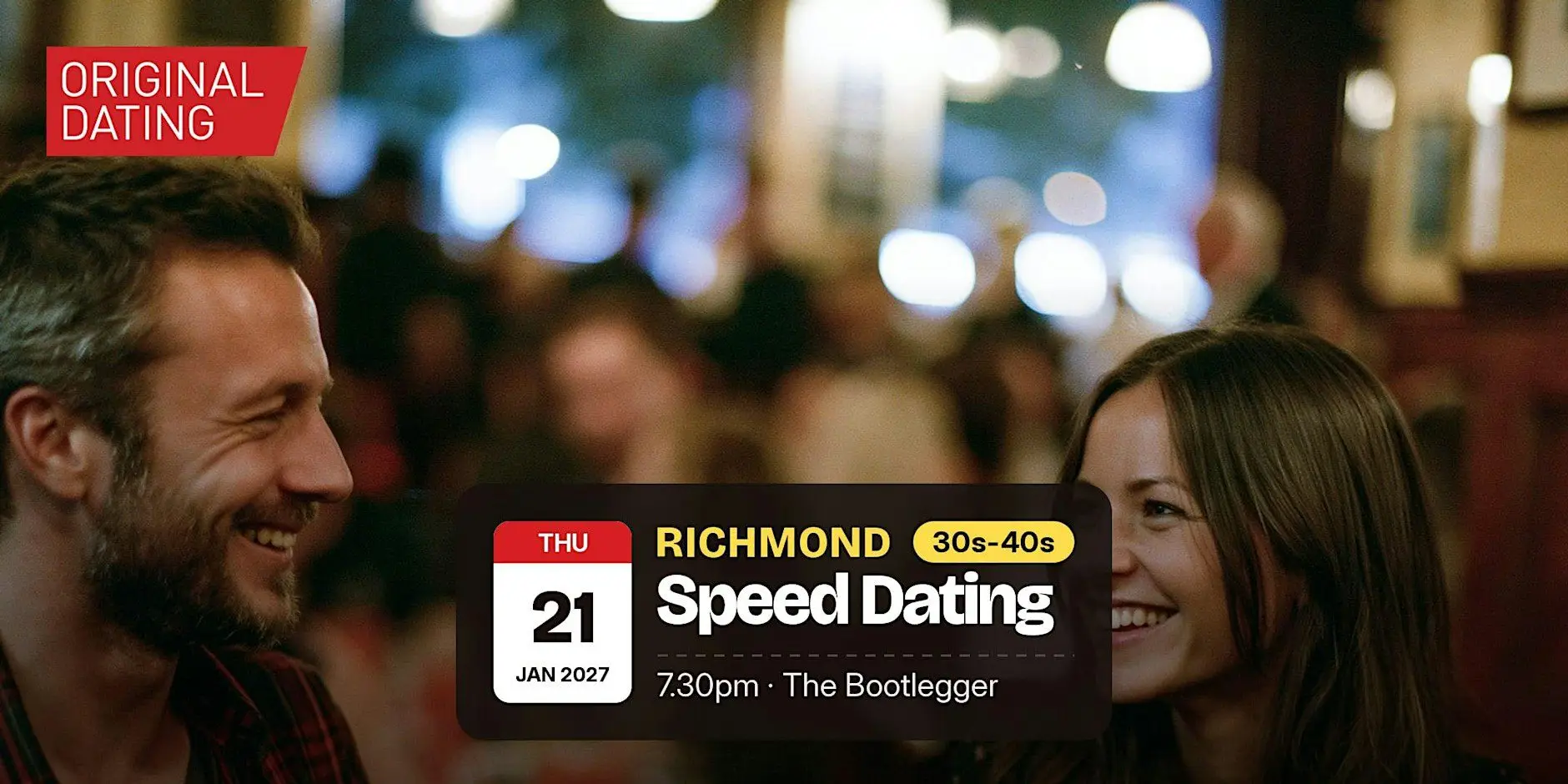 Speed Dating in Richmond @ The Bootlegger | 30s-40s