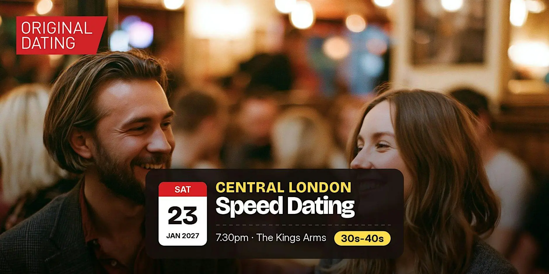 Speed Dating in Central London @ The Kings Arms | 30s-40s Speed Dating in Central London @ The Kings Arms | 30s-40s