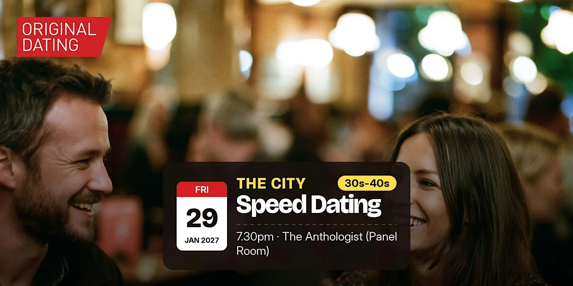 Speed Dating in The City @ The Anthologist (Panel Room) | 30s-40s Speed Dating in The City @ The Anthologist (Panel Room) | 30s-40s