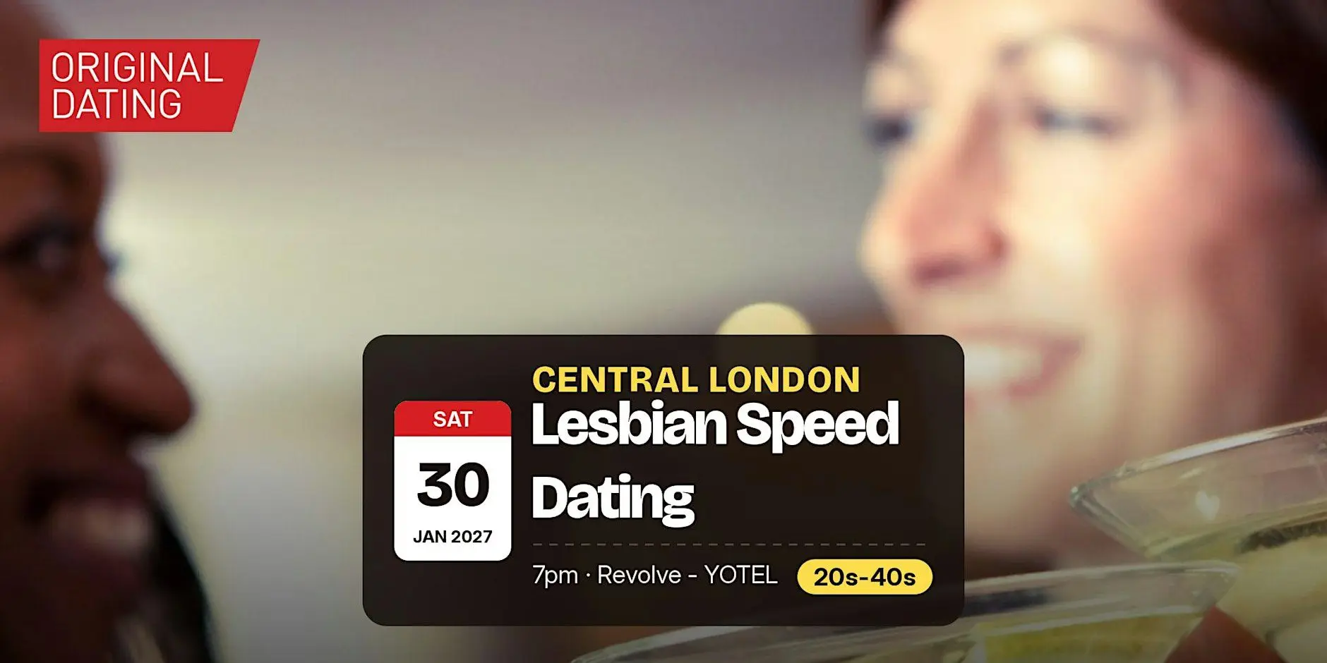 Lesbian Speed Dating in Central London @ Revolve - YOTEL | 20s-40s