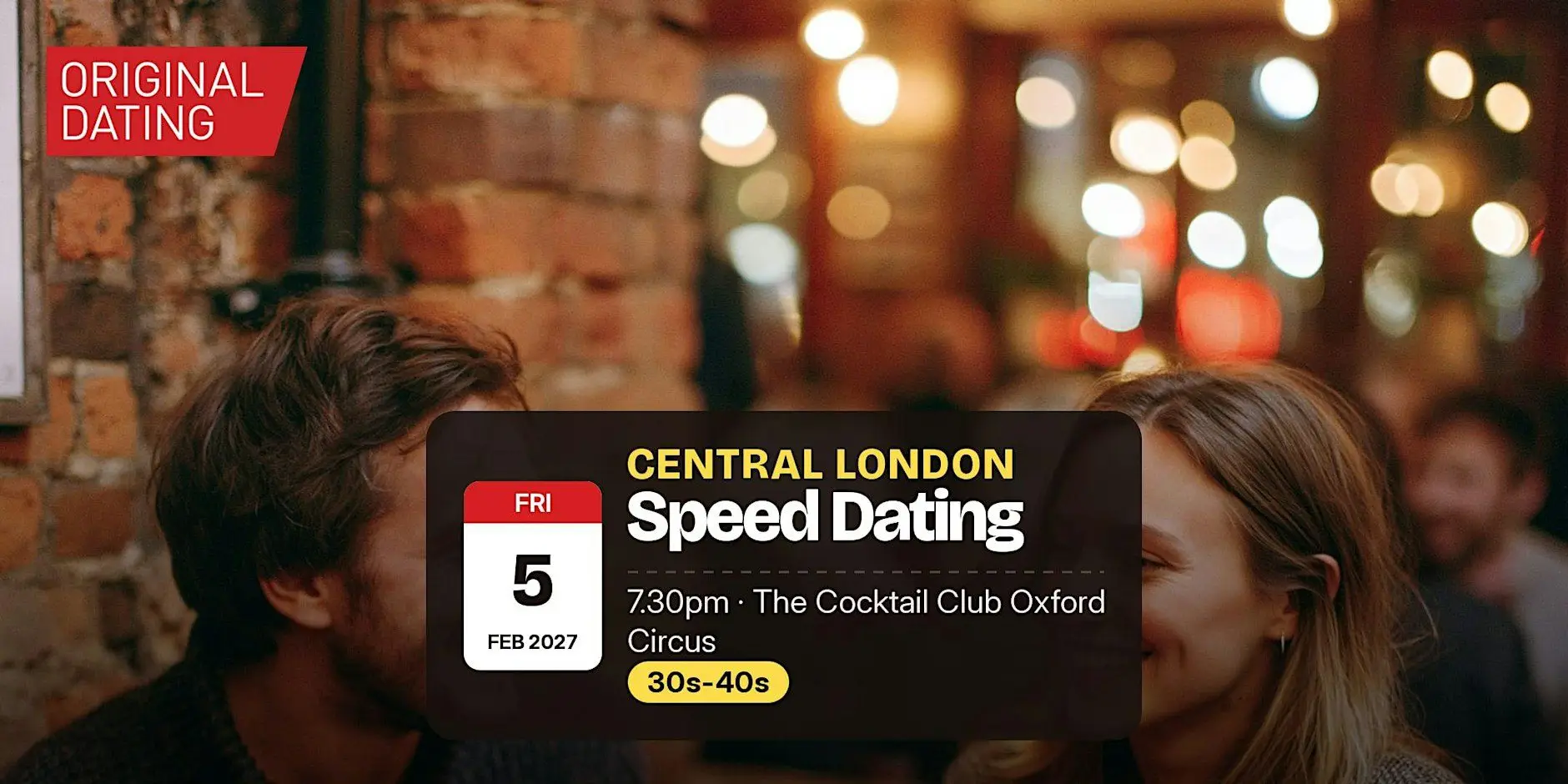 Speed Dating in Central London @ The Cocktail Club Oxford Circus | 30s-40s Speed Dating in Central London @ The Cocktail Club Oxford Circus | 30s-40s