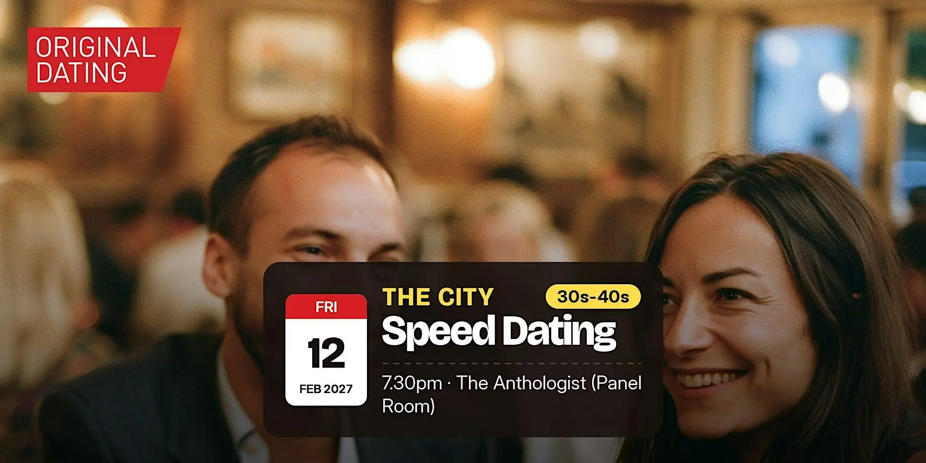 Speed Dating in The City @ The Anthologist (Panel Room) | 30s-40s Speed Dating in The City @ The Anthologist (Panel Room) | 30s-40s