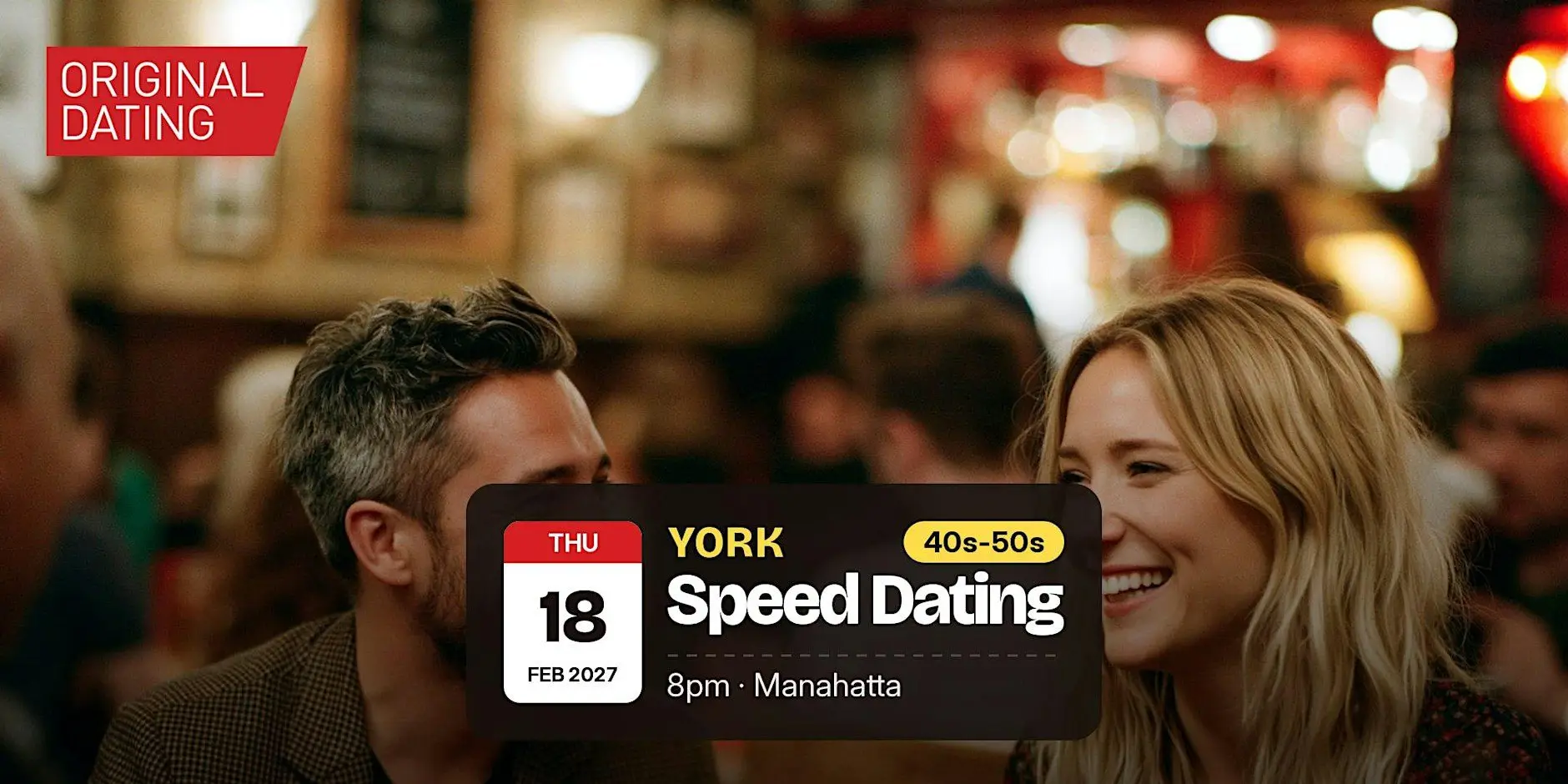 Speed Dating in York @ Manahatta | 40s-50s Speed Dating in York @ Manahatta | 40s-50s