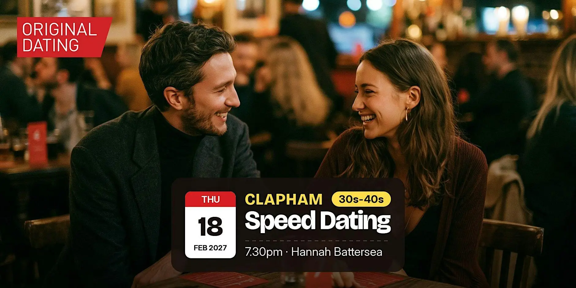 Speed Dating in Clapham @ Hannah Battersea | 30s-40s Speed Dating in Clapham @ Hannah Battersea | 30s-40s