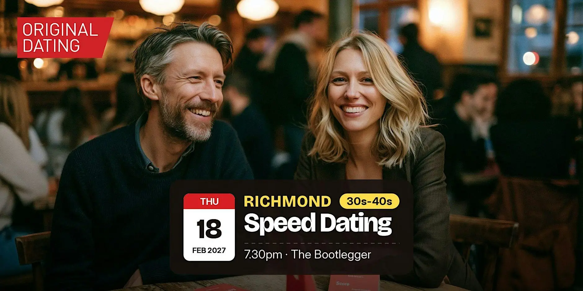 Speed Dating in Richmond @ The Bootlegger | 30s-40s