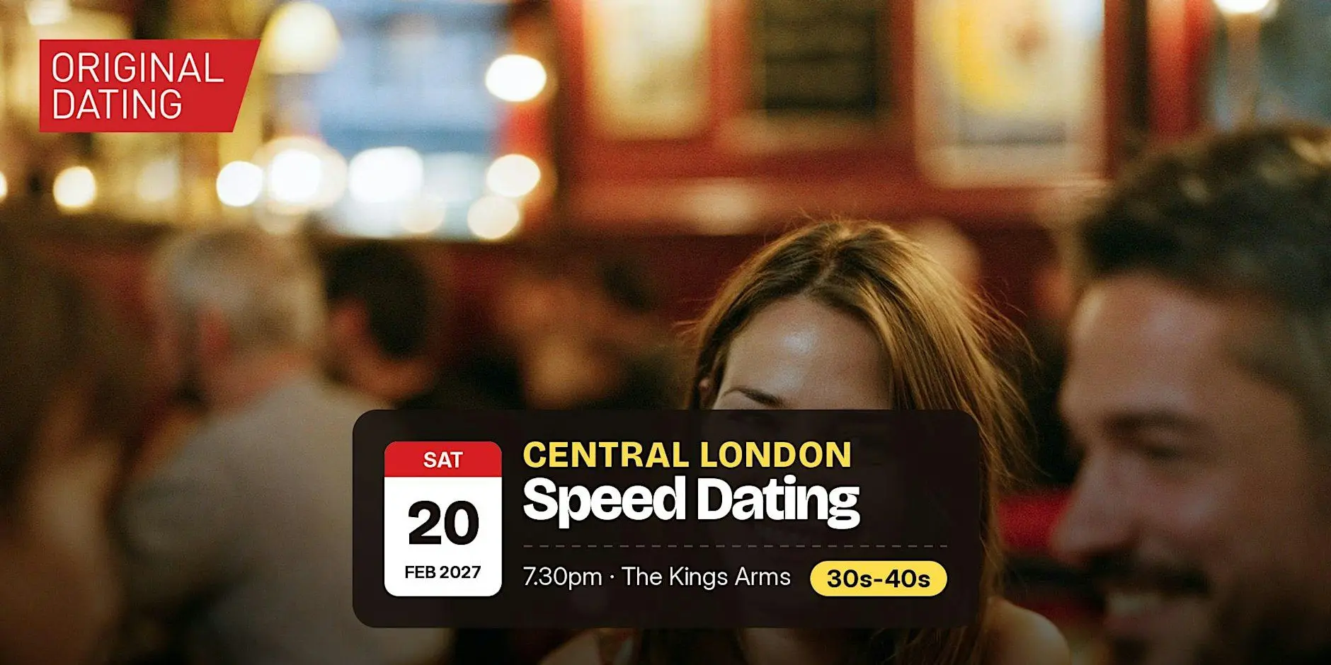 Speed Dating in Central London @ The Kings Arms | 30s-40s
