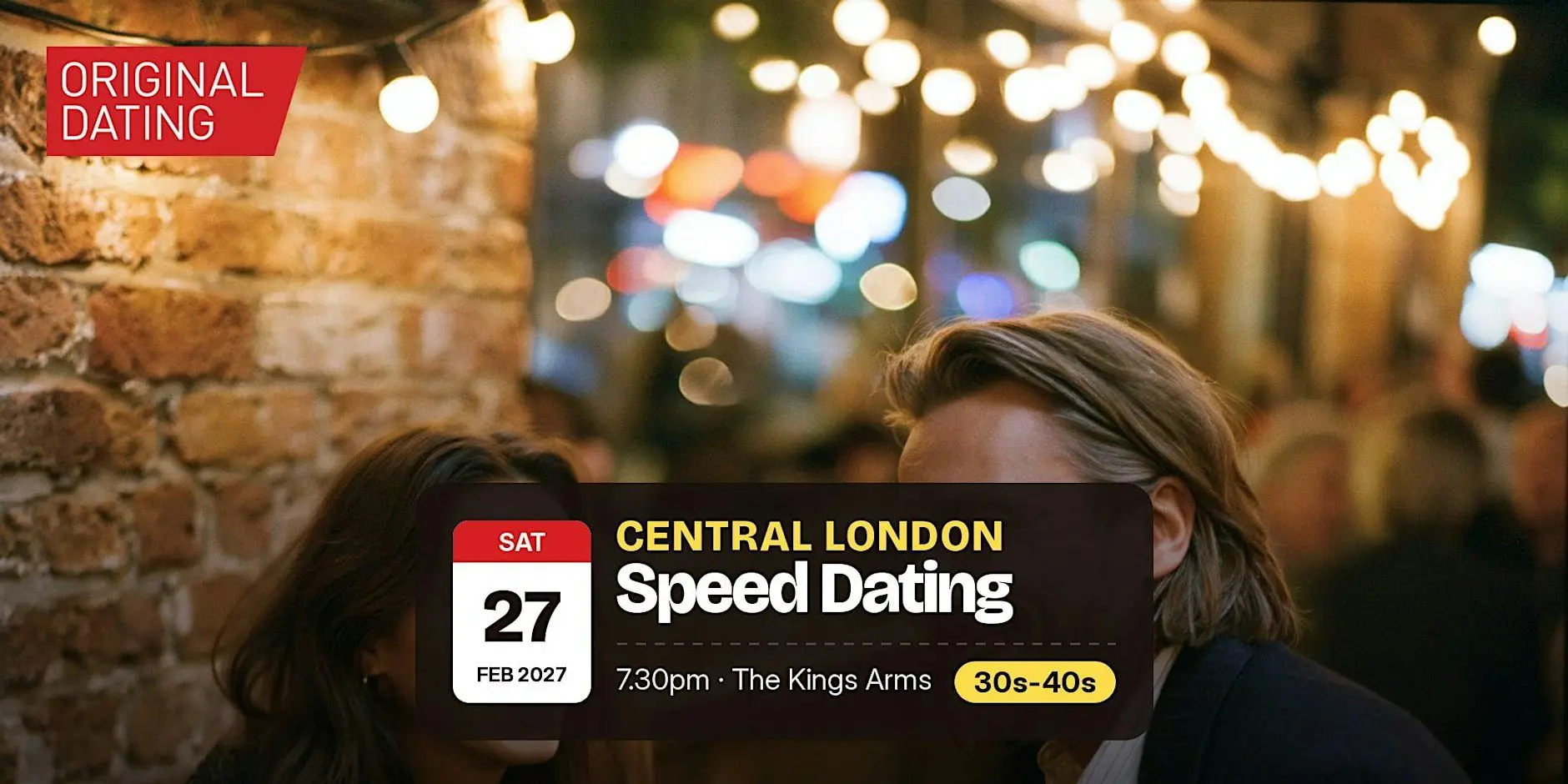 Speed Dating in Central London @ The Kings Arms | 30s-40s Speed Dating in Central London @ The Kings Arms | 30s-40s