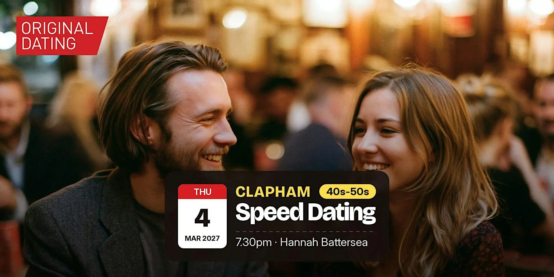 Speed Dating in Clapham @ Hannah Battersea | 40s-50s Speed Dating in Clapham @ Hannah Battersea | 40s-50s