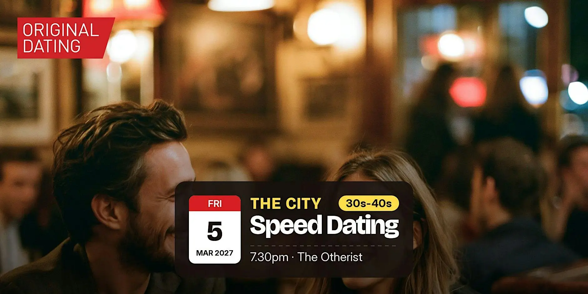 Speed Dating in The City @ The Otherist | 30s-40s Speed Dating in The City @ The Otherist | 30s-40s
