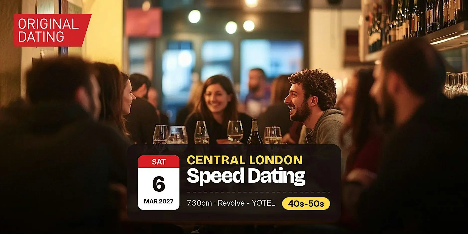 Speed Dating in Central London @ Revolve - YOTEL | 40s-50s Speed Dating in Central London @ Revolve - YOTEL | 40s-50s
