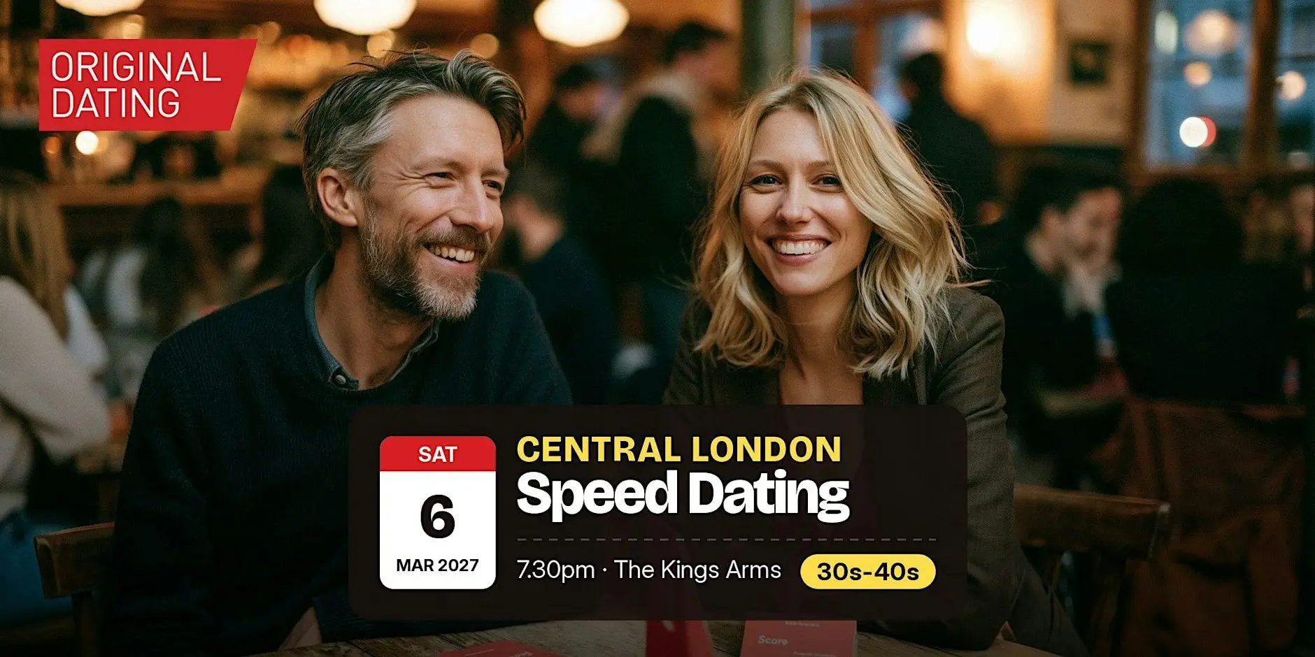 Speed Dating in Central London @ The Kings Arms | 30s-40s Speed Dating in Central London @ The Kings Arms | 30s-40s