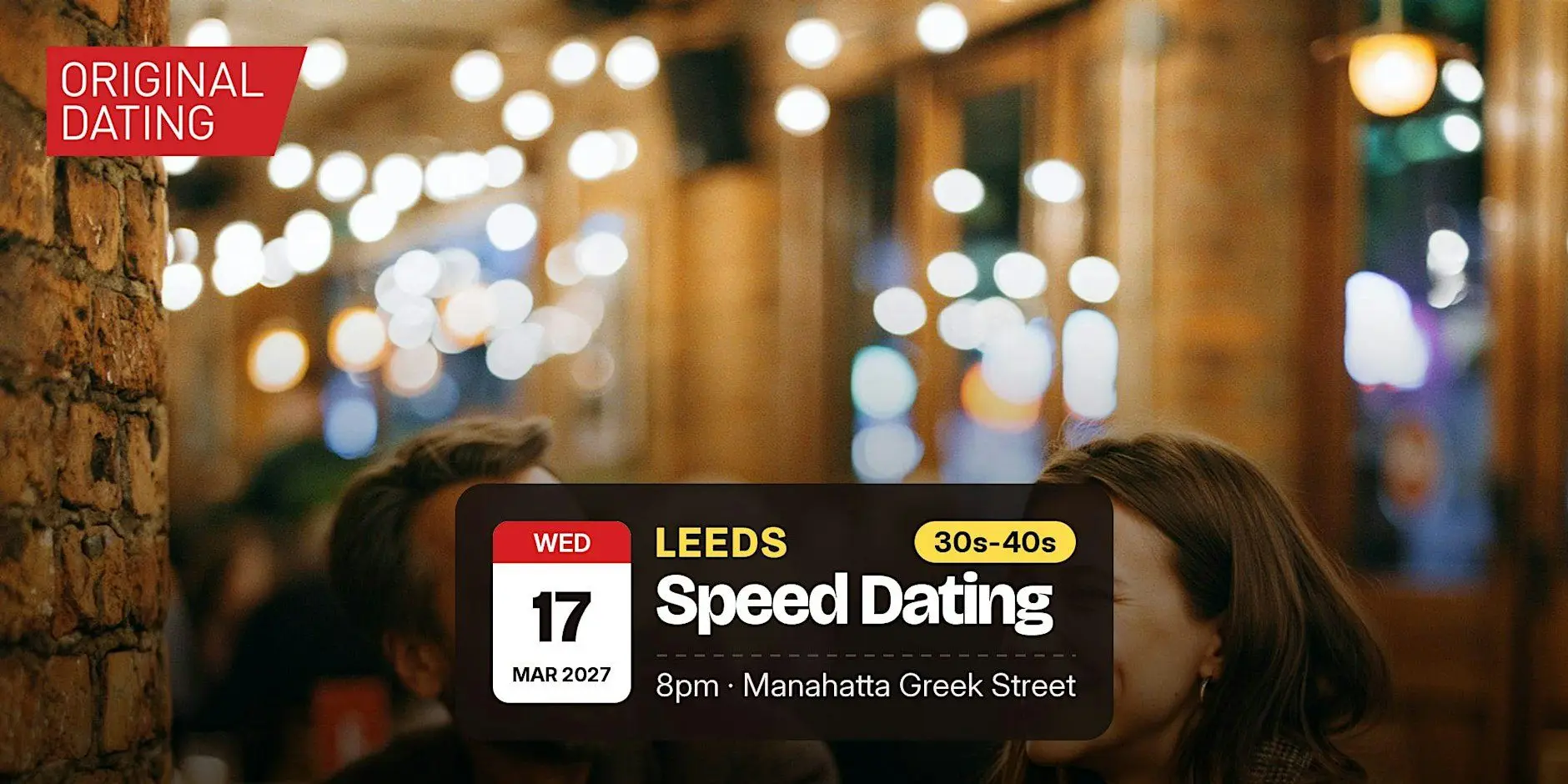 Speed Dating in Leeds @ Manahatta Greek Street | 30s-40s Speed Dating in Leeds @ Manahatta Greek Street | 30s-40s