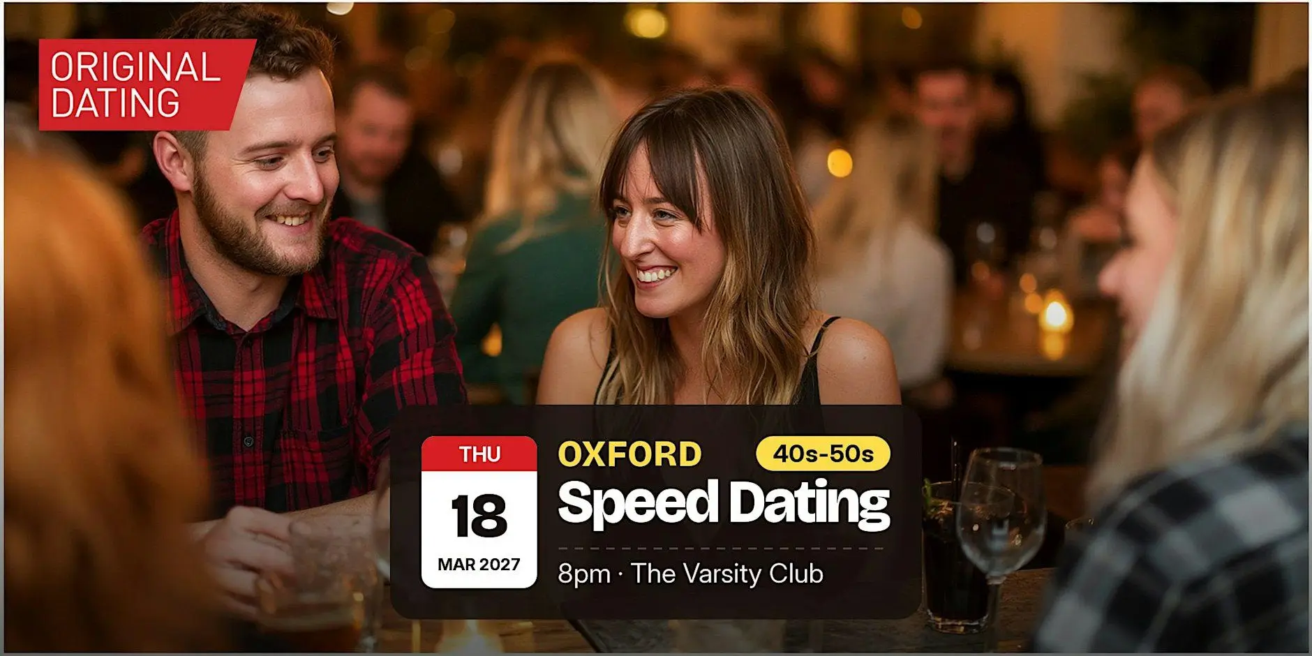 Speed Dating in Oxford @ The Varsity Club | 40s-50s Speed Dating in Oxford @ The Varsity Club | 40s-50s