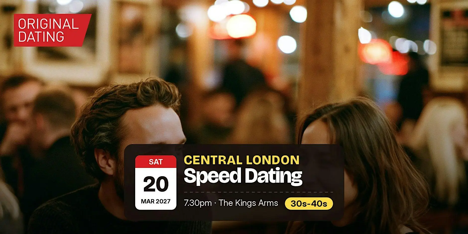 Speed Dating in Central London @ The Kings Arms | 30s-40s Speed Dating in Central London @ The Kings Arms | 30s-40s
