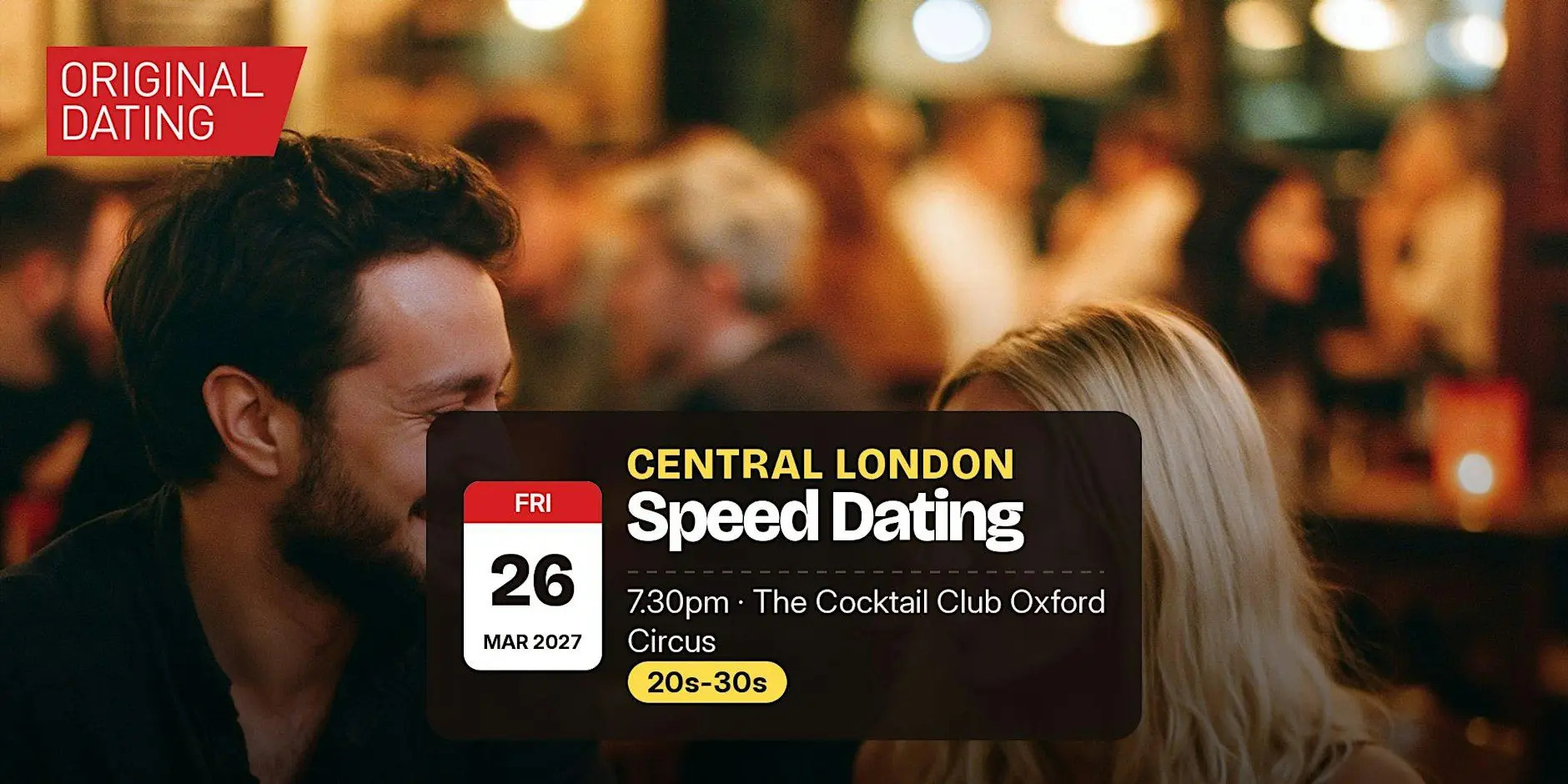 Speed Dating in Central London @ The Cocktail Club Oxford Circus | 20s-30s Speed Dating in Central London @ The Cocktail Club Oxford Circus | 20s-30s