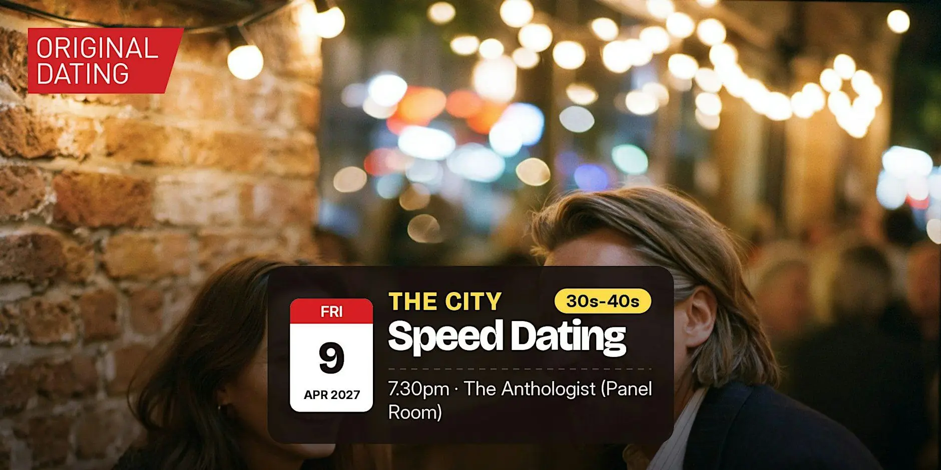 Speed Dating in The City @ The Anthologist (Panel Room) | 30s-40s Speed Dating in The City @ The Anthologist (Panel Room) | 30s-40s