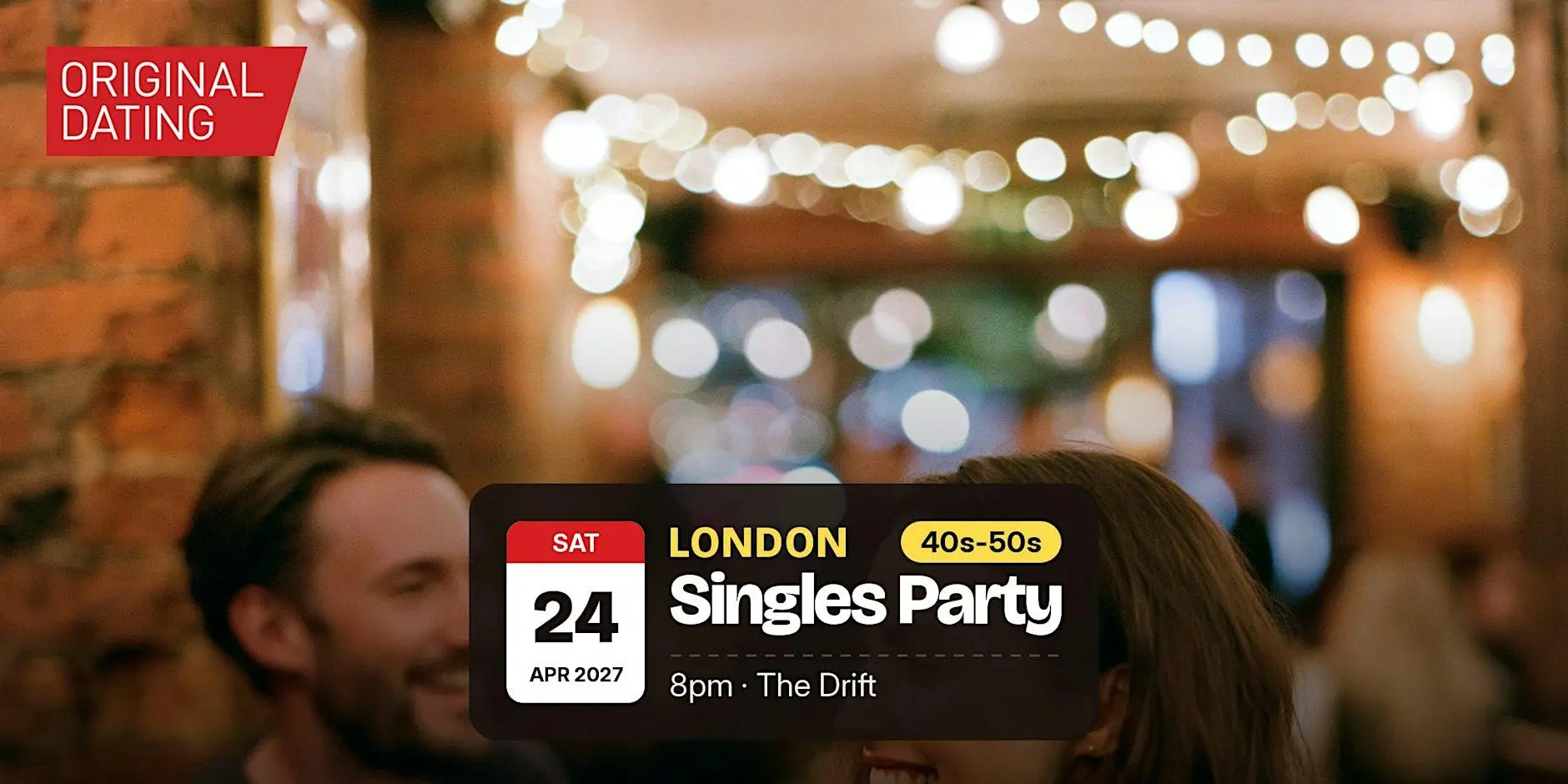 Singles Party in London @ The Drift | 40s-50s Singles Party in London @ The Drift | 40s-50s