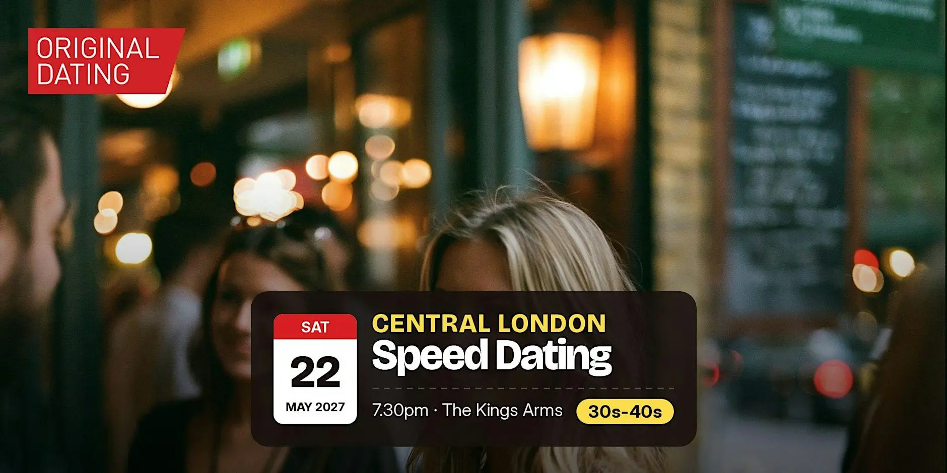 Speed Dating in Central London @ The Kings Arms | 30s-40s Speed Dating in Central London @ The Kings Arms | 30s-40s