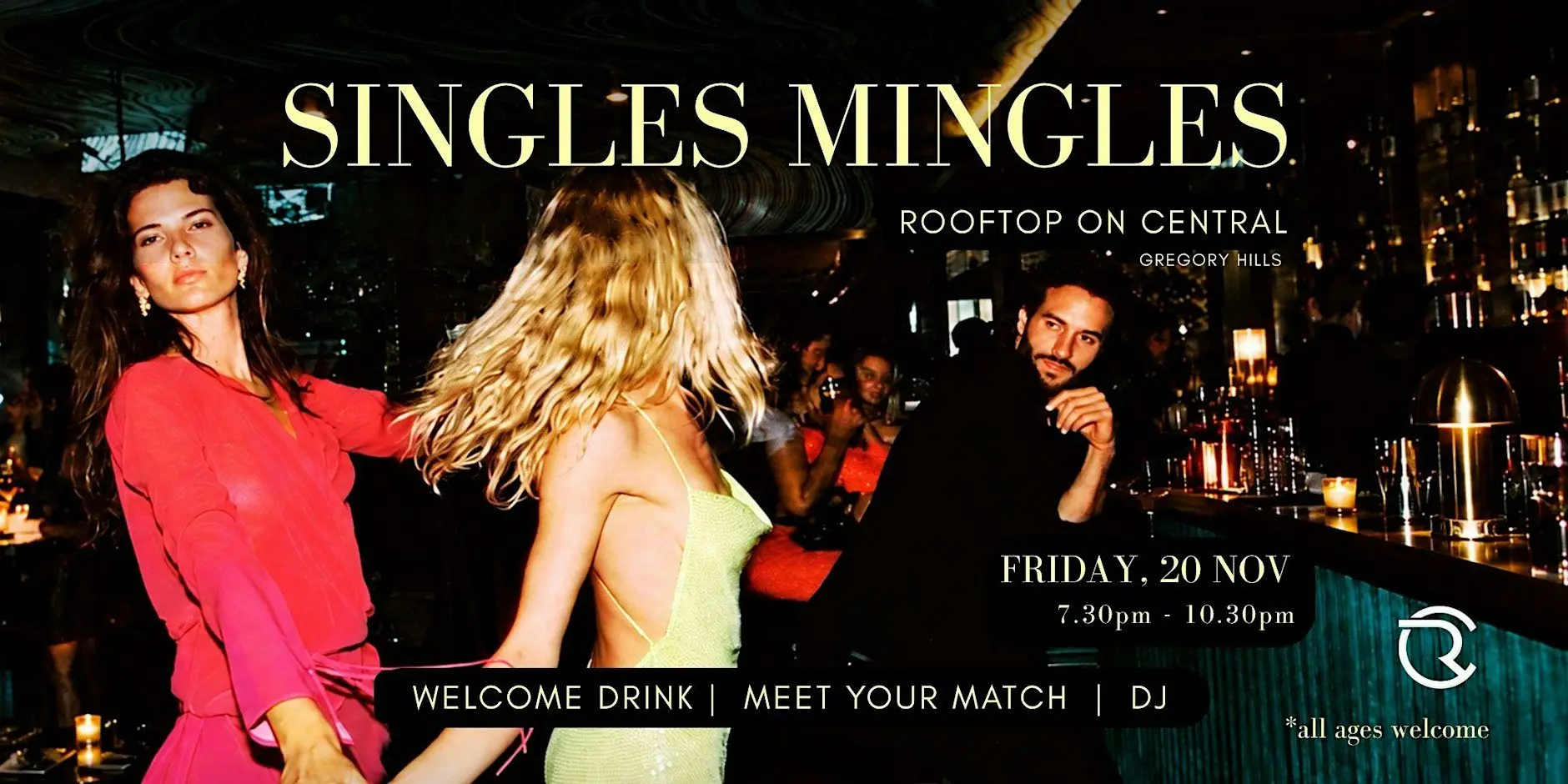 SINGLES MINGLES at Rooftop on Central - Gregory Hills SINGLES MINGLES at Rooftop on Central - Gregory Hills