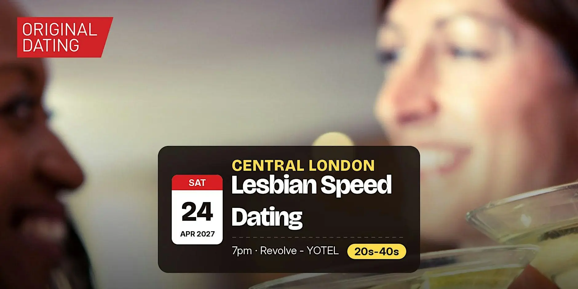Lesbian Speed Dating in Central London @ Revolve - YOTEL | 20s-40s