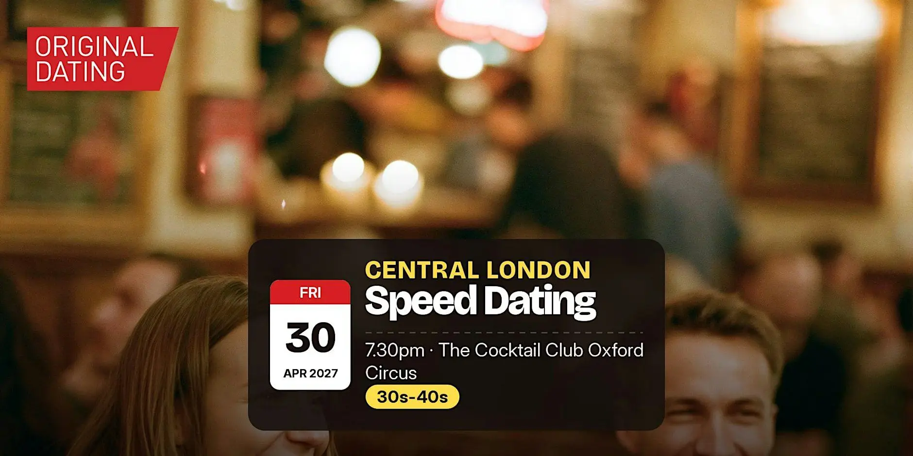 Speed Dating in Central London @ The Cocktail Club Oxford Circus | 30s-40s Speed Dating in Central London @ The Cocktail Club Oxford Circus | 30s-40s