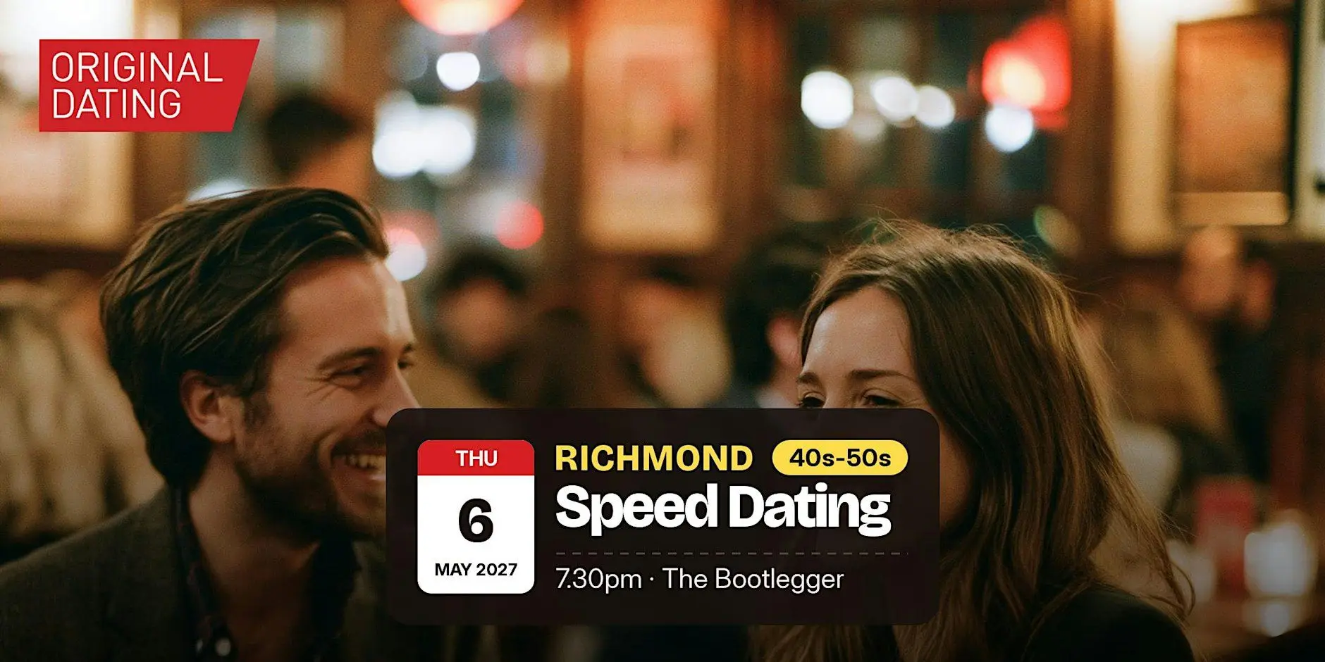 Speed Dating in Richmond @ The Bootlegger | 40s-50s Speed Dating in Richmond @ The Bootlegger | 40s-50s