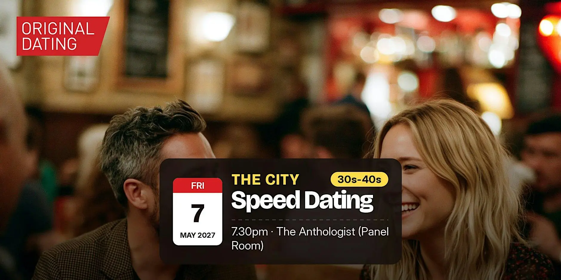 Speed Dating in The City @ The Anthologist (Panel Room) | 30s-40s Speed Dating in The City @ The Anthologist (Panel Room) | 30s-40s