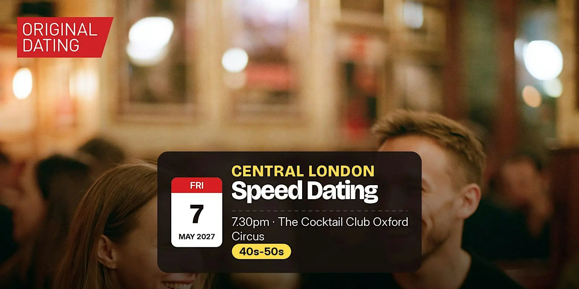 Speed Dating in Central London @ The Cocktail Club Oxford Circus | 40s-50s Speed Dating in Central London @ The Cocktail Club Oxford Circus | 40s-50s
