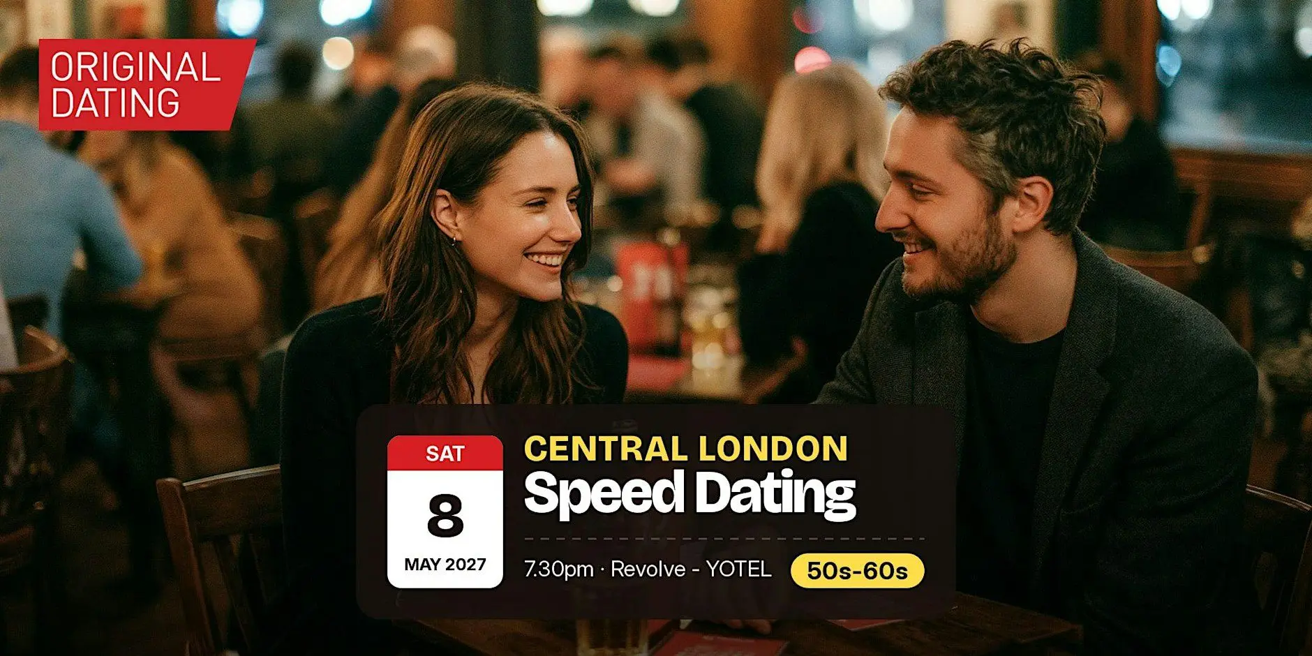 Speed Dating in Central London @ Revolve - YOTEL | 50s-60s Speed Dating in Central London @ Revolve - YOTEL | 50s-60s