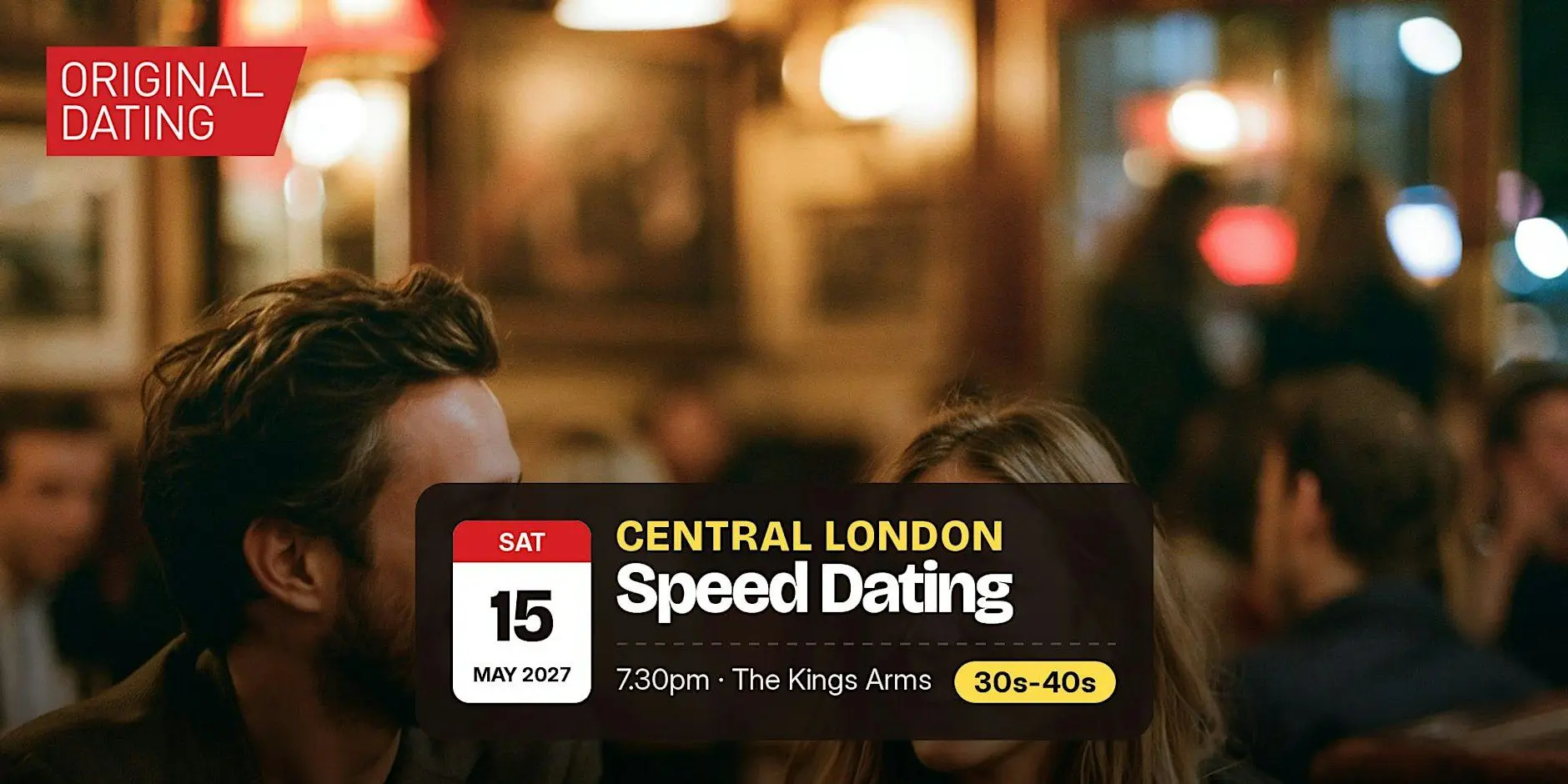 Speed Dating in Central London @ The Kings Arms | 30s-40s Speed Dating in Central London @ The Kings Arms | 30s-40s