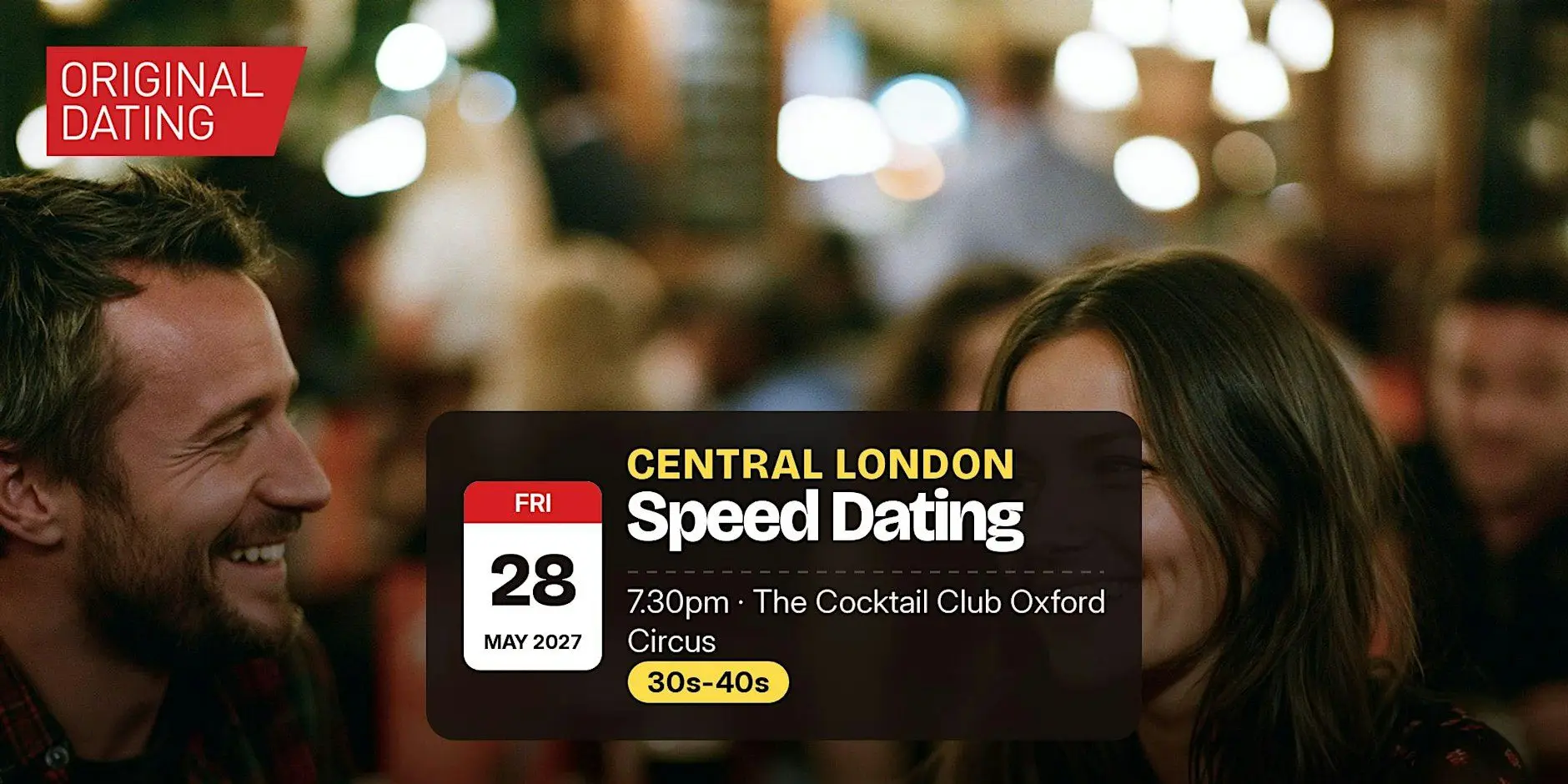 Speed Dating in Central London @ The Cocktail Club Oxford Circus | 30s-40s Speed Dating in Central London @ The Cocktail Club Oxford Circus | 30s-40s