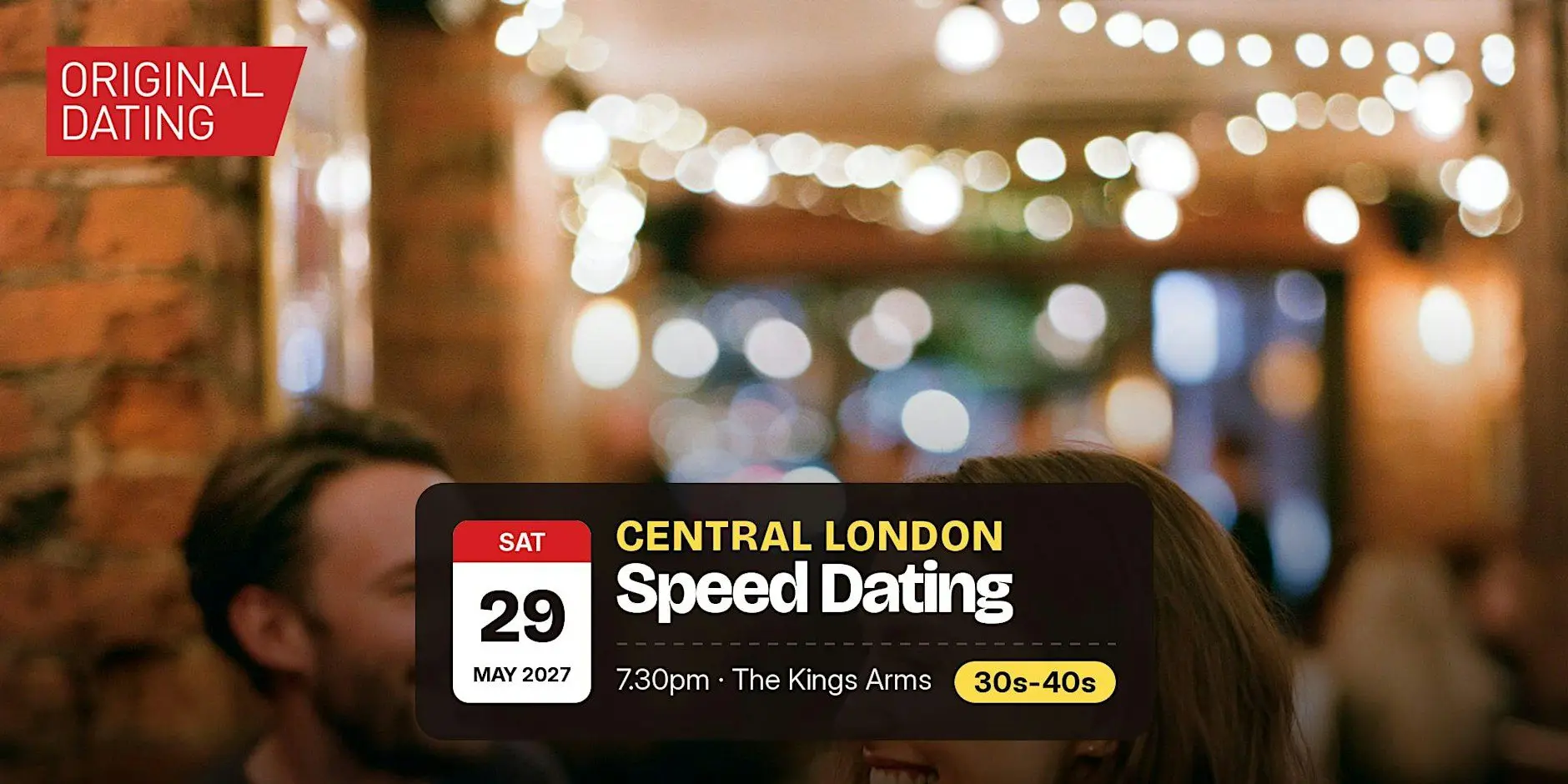 Speed Dating in Central London @ The Kings Arms | 30s-40s Speed Dating in Central London @ The Kings Arms | 30s-40s