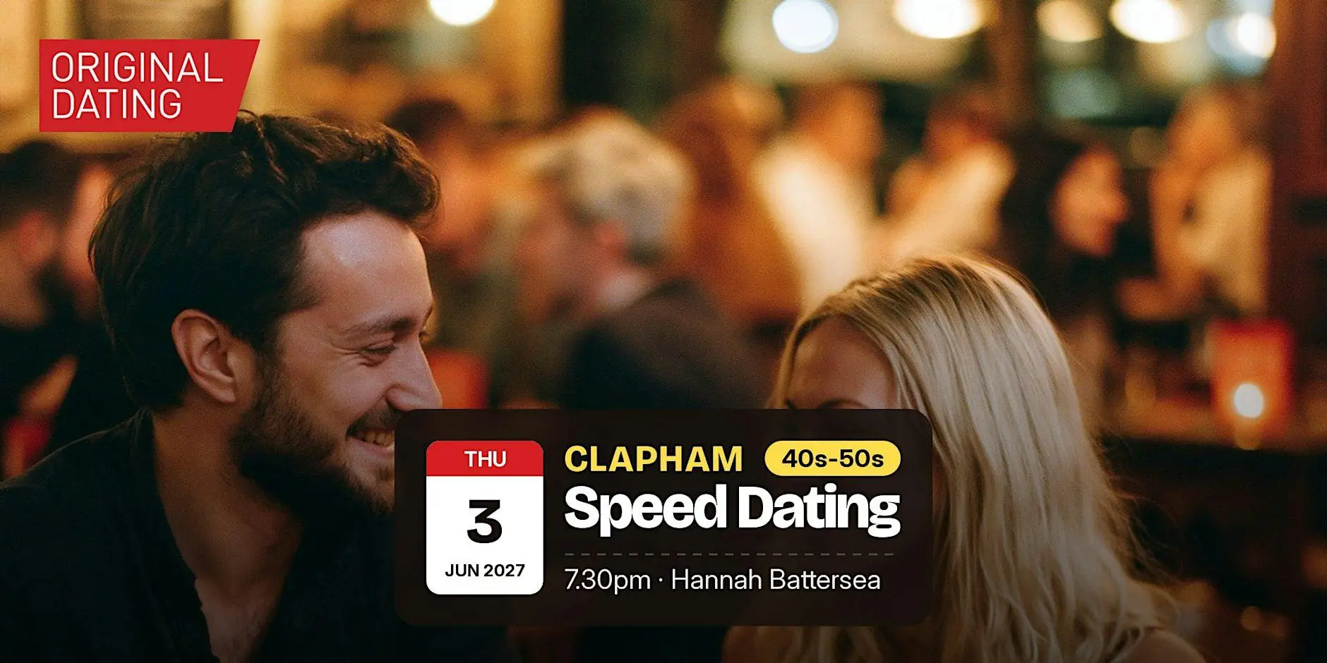 Speed Dating in Clapham @ Hannah Battersea | 40s-50s Speed Dating in Clapham @ Hannah Battersea | 40s-50s