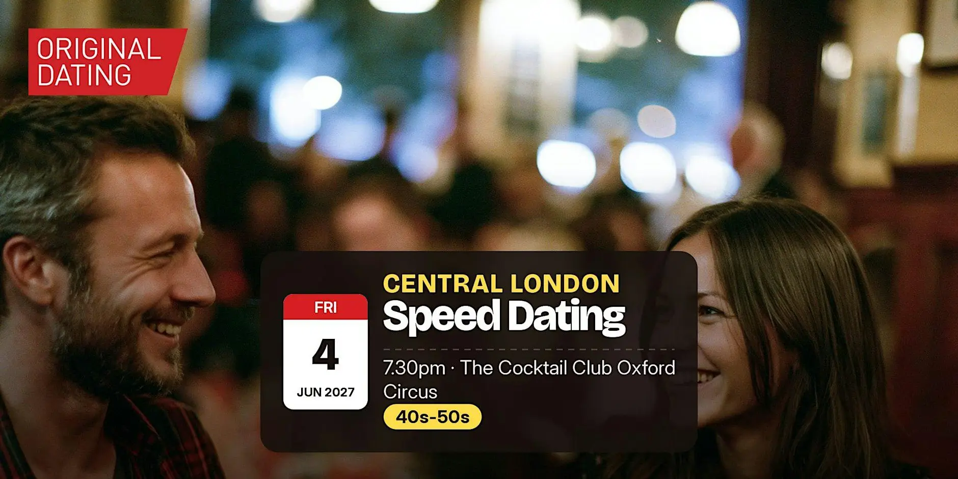 Speed Dating in Central London @ The Cocktail Club Oxford Circus | 40s-50s Speed Dating in Central London @ The Cocktail Club Oxford Circus | 40s-50s