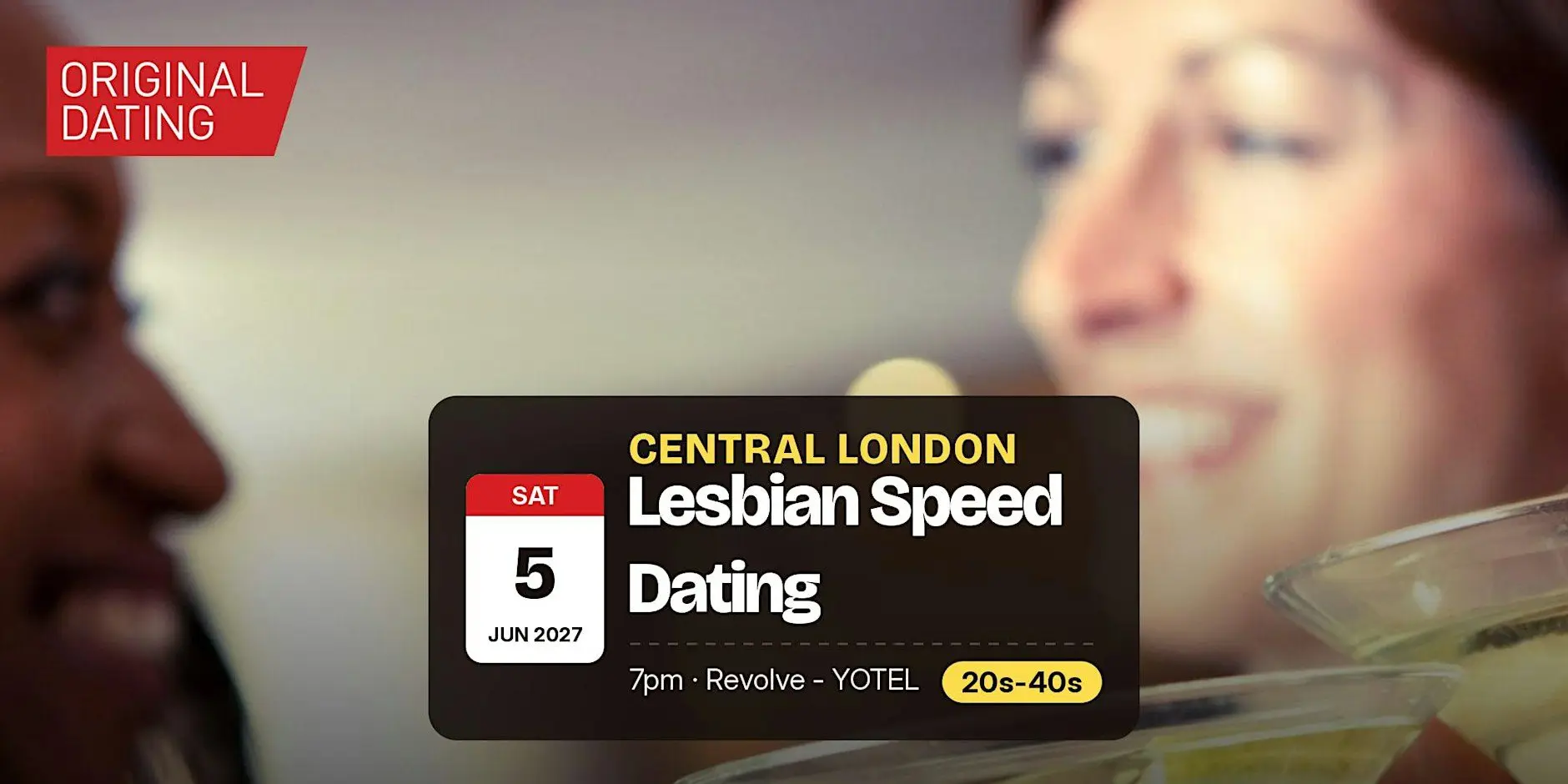 Lesbian Speed Dating in Central London @ Revolve - YOTEL | 20s-40s