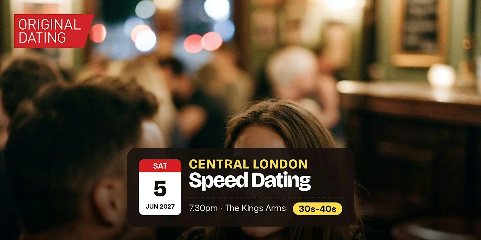 Speed Dating in Central London @ The Kings Arms | 30s-40s Speed Dating in Central London @ The Kings Arms | 30s-40s