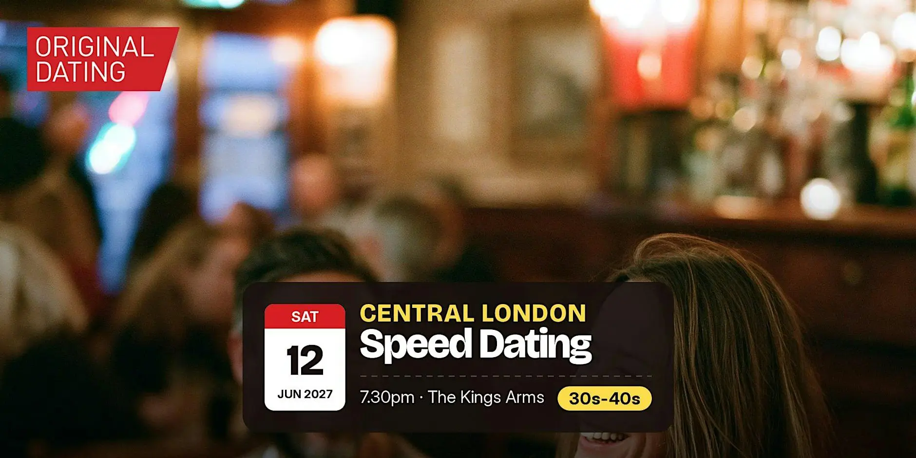 Speed Dating in Central London @ The Kings Arms | 30s-40s Speed Dating in Central London @ The Kings Arms | 30s-40s