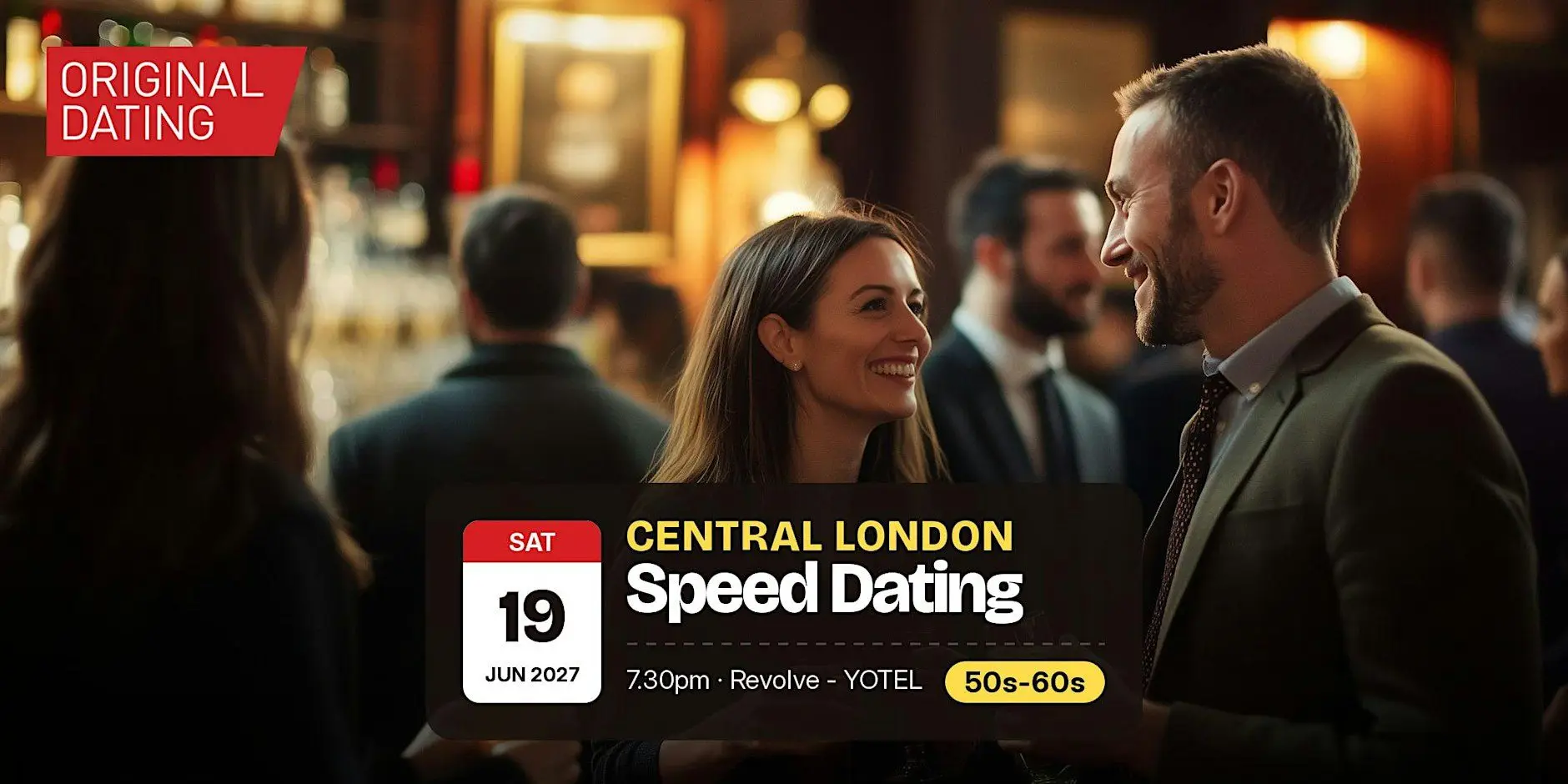 Speed Dating in Central London @ Revolve - YOTEL | 50s-60s Speed Dating in Central London @ Revolve - YOTEL | 50s-60s