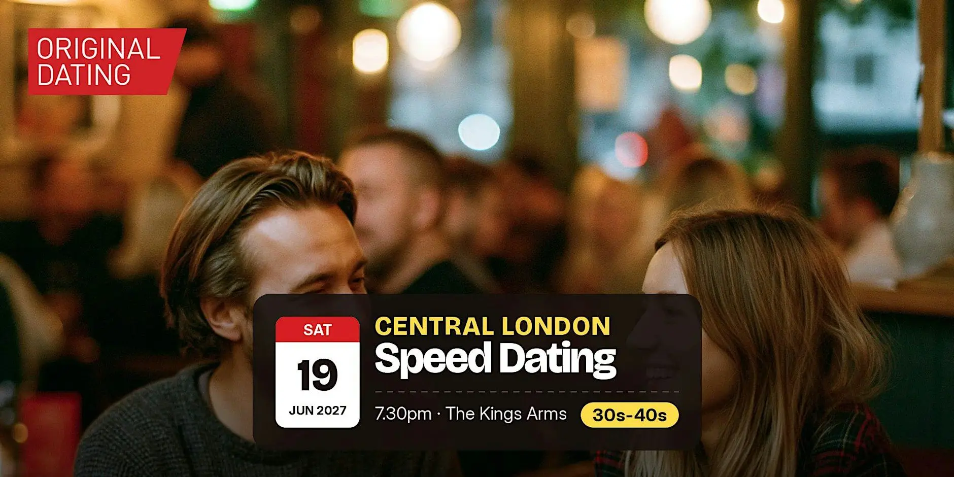 Speed Dating in Central London @ The Kings Arms | 30s-40s Speed Dating in Central London @ The Kings Arms | 30s-40s