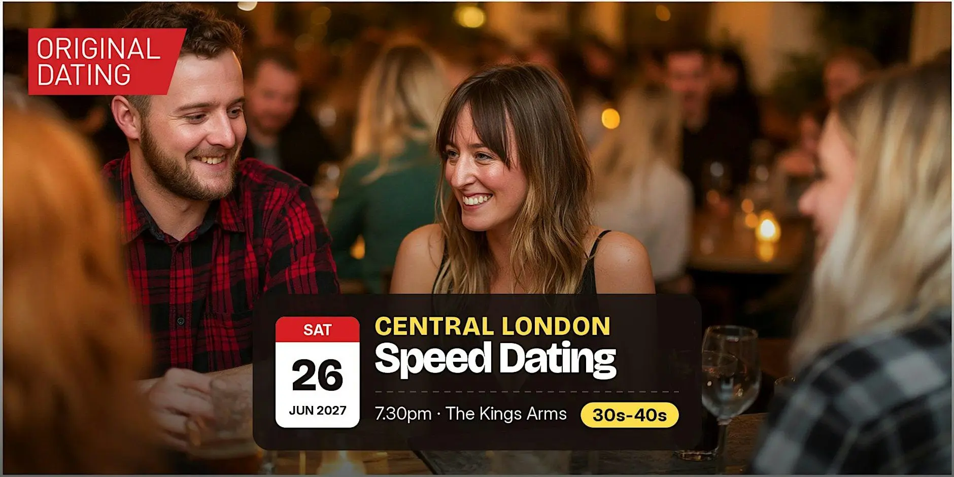 Speed Dating in Central London @ The Kings Arms | 30s-40s Speed Dating in Central London @ The Kings Arms | 30s-40s